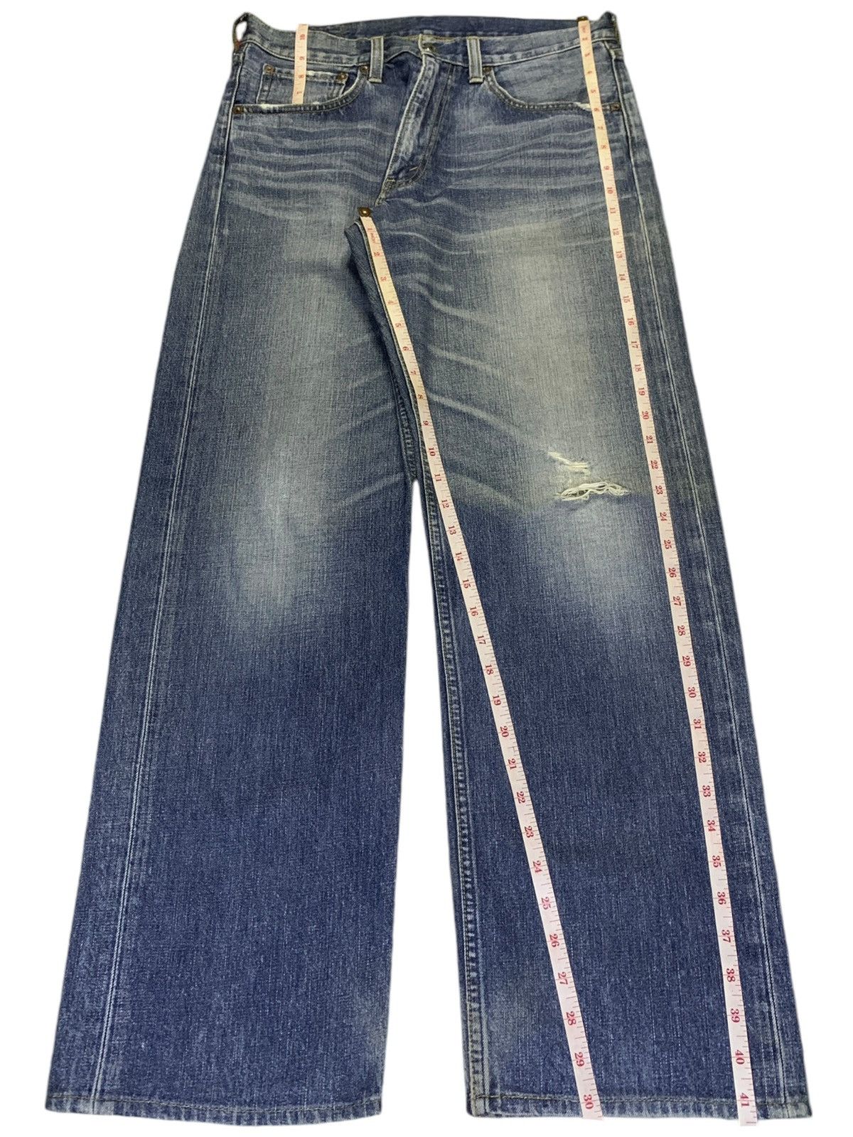 Levi's Vintage 90s Levis 503 Faded Wash Distressed Baggy Jeans Size US 31 - 13 Thumbnail