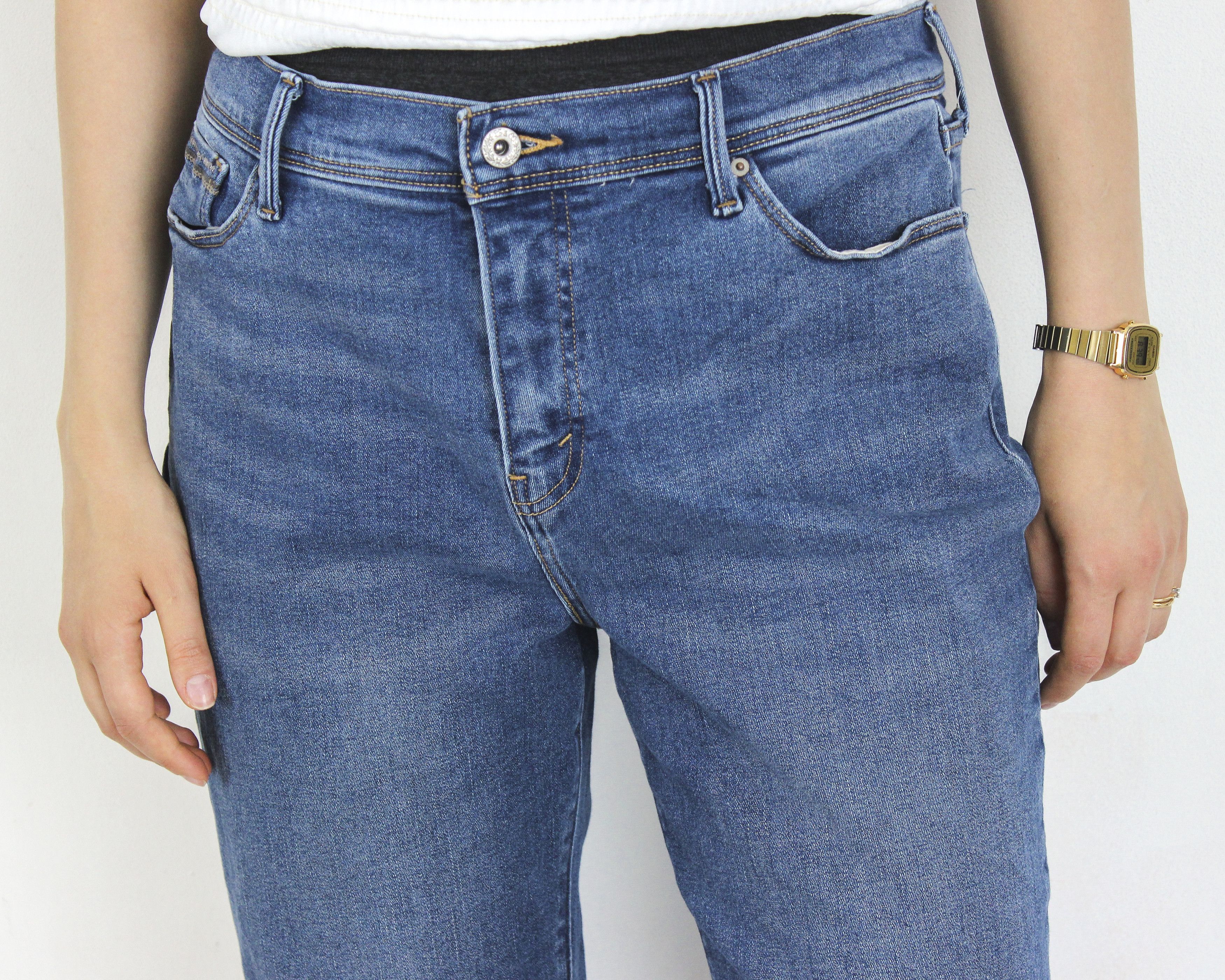 Levi's × Levi's Vintage Clothing × Vintage 512 Perfectly Slimming W32 L30 Bootcut Leg Jeans Denim Pants Size 32" / US 10 / IT 46 - 6 Thumbnail