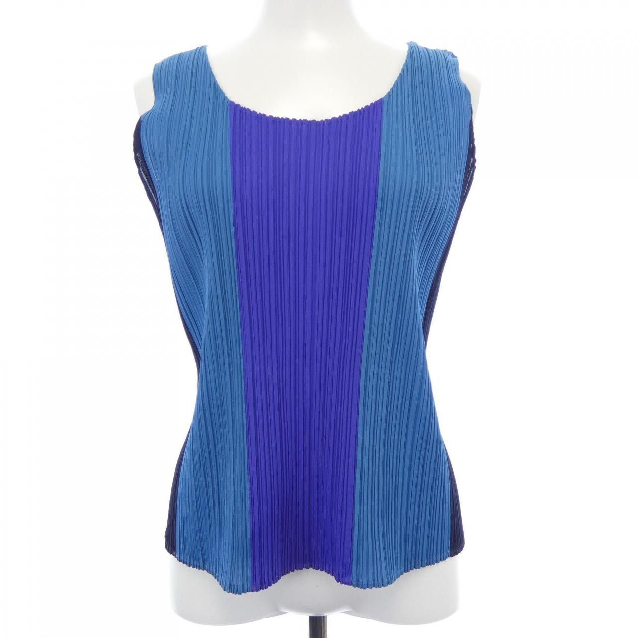 Issey Miyake Issey Miyake PLEATS PLEASE Vintage Pleated Top Textile Tops PP83-JK928 DUTY FREE for USA Size ONE SIZE - 1 Thumbnail