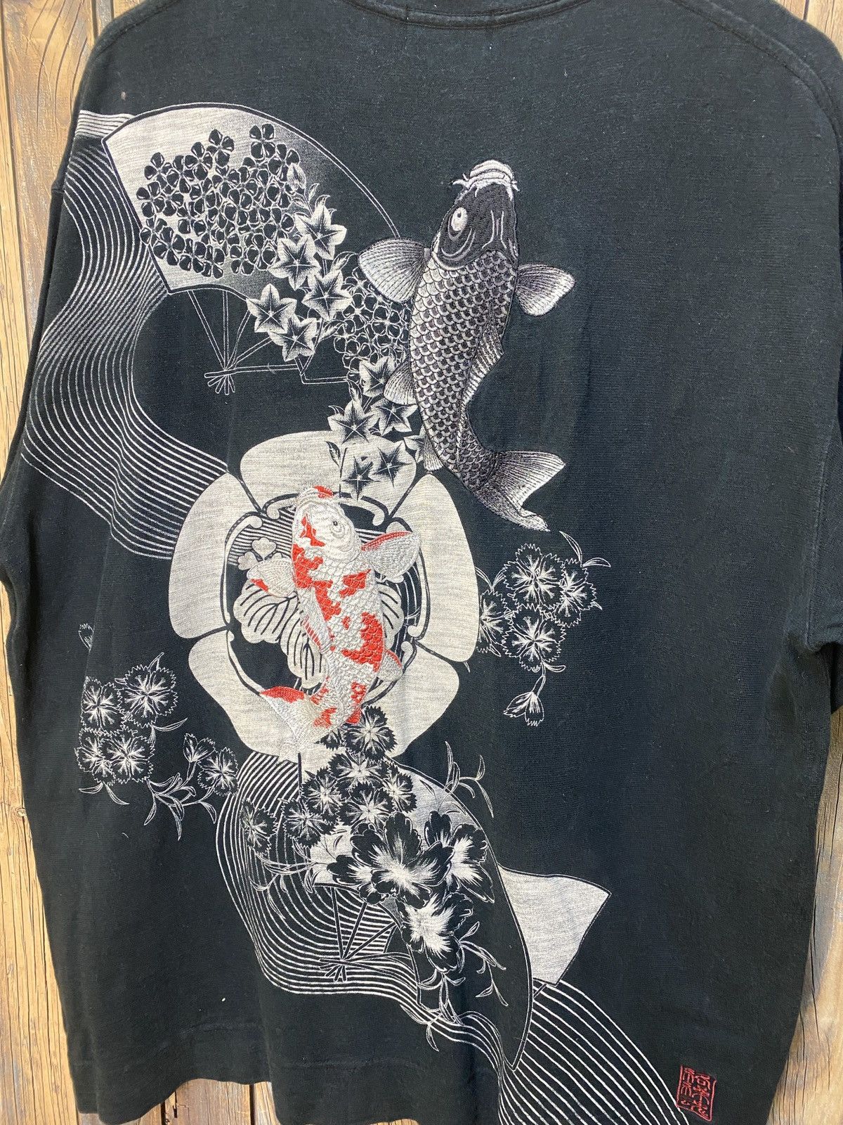 Japanese Brand sukajan dragon tee Size US XL / EU 56 / 4 - 4 Thumbnail