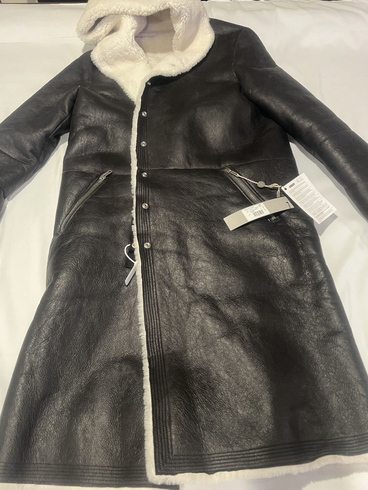 Rick Owens Rick Owens mens shearling reversible coat. 48/XL. $6900 Size US M / EU 48-50 / 2 - 1 Thumbnail