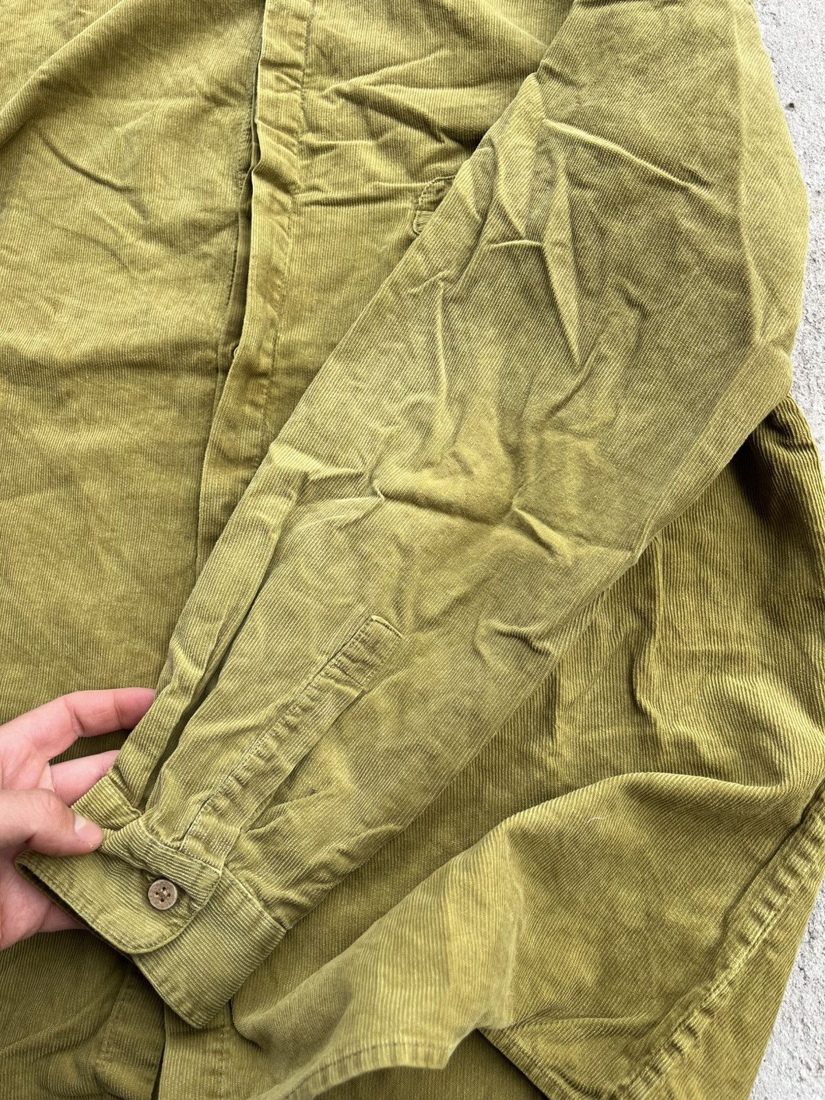 Versace 70s 🔥 Gianni Versace Faded Corduroy Shirt Thrashed Overshirt Size US L / EU 52-54 / 3 - 16 Thumbnail