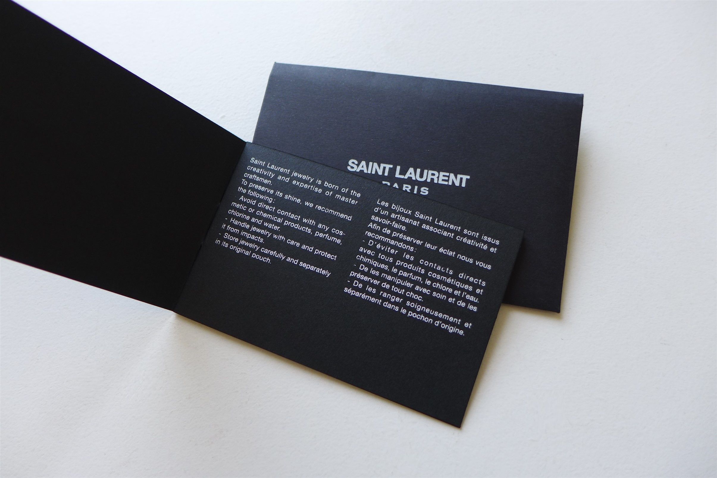 Saint Laurent Paris Saint Laurent Silver-tone Brass Bracelet - Size Large Size ONE SIZE - 8 Thumbnail
