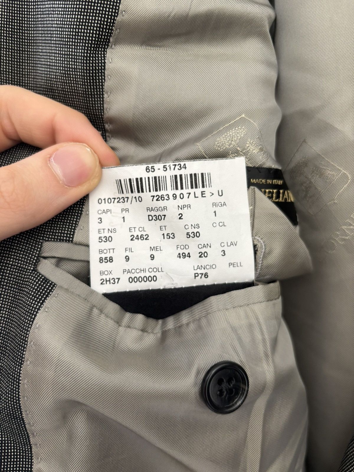 Corneliani corneliani leader blazer – super 160’s wool – size 102 Size 52L - 7 Thumbnail
