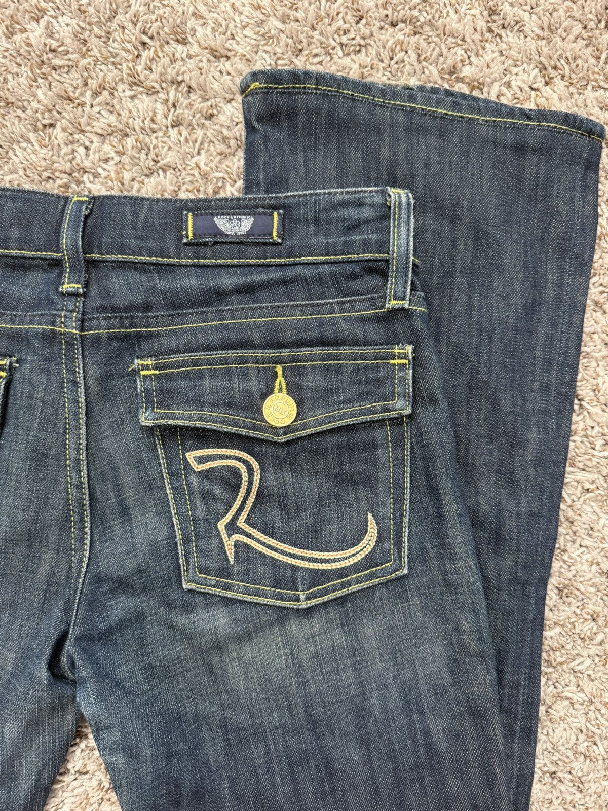 Rocawear × Rock Revival Y2k low rise jeans Size 26" / US 2 / IT 38 - 2 Thumbnail