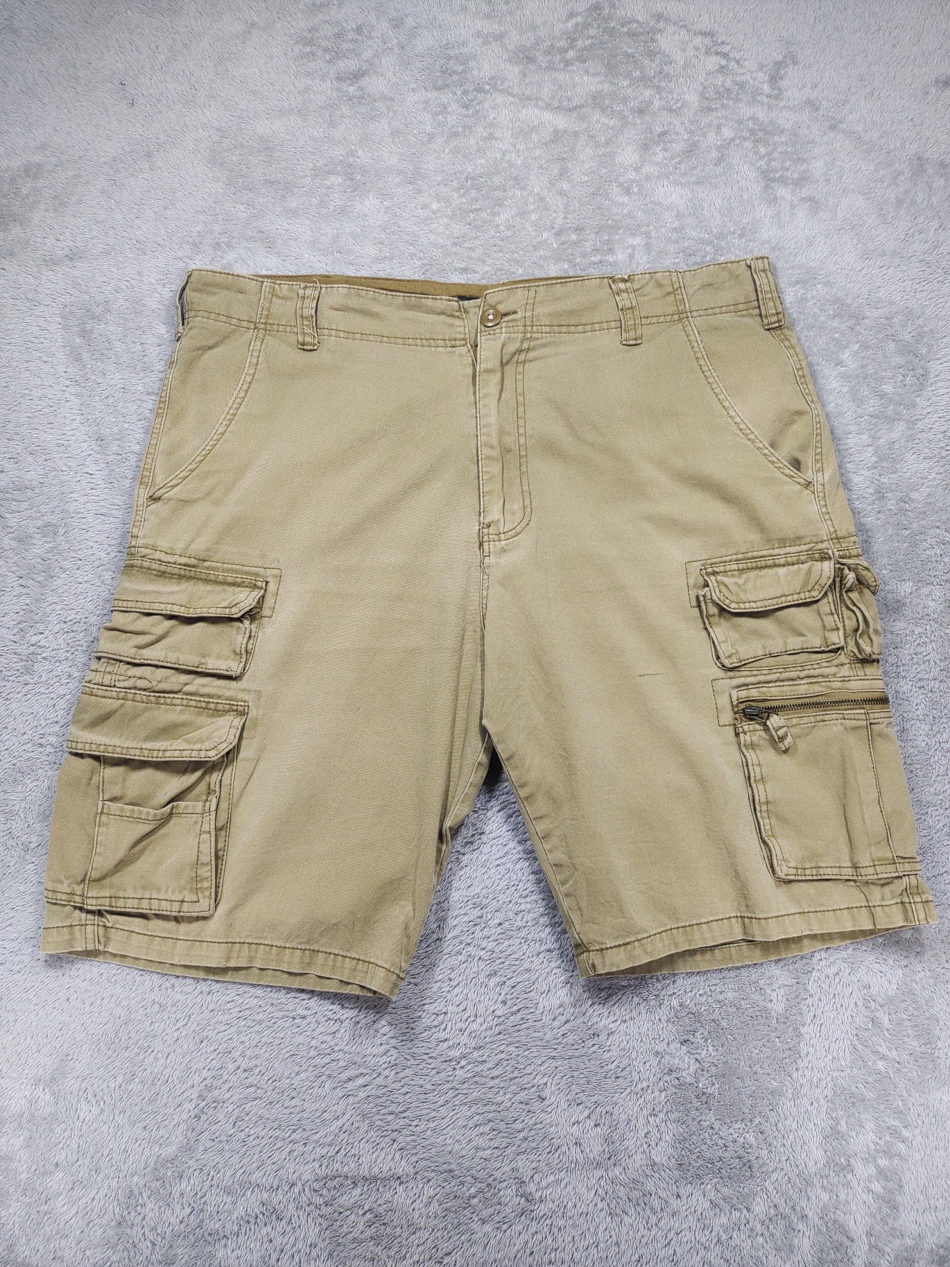 Ocean Pacific × Urban Outfitters × Vintage OCEAN PACIFIC OP BEIGE CARGO SHORTS Size US 42 / EU 58 - 1 Thumbnail