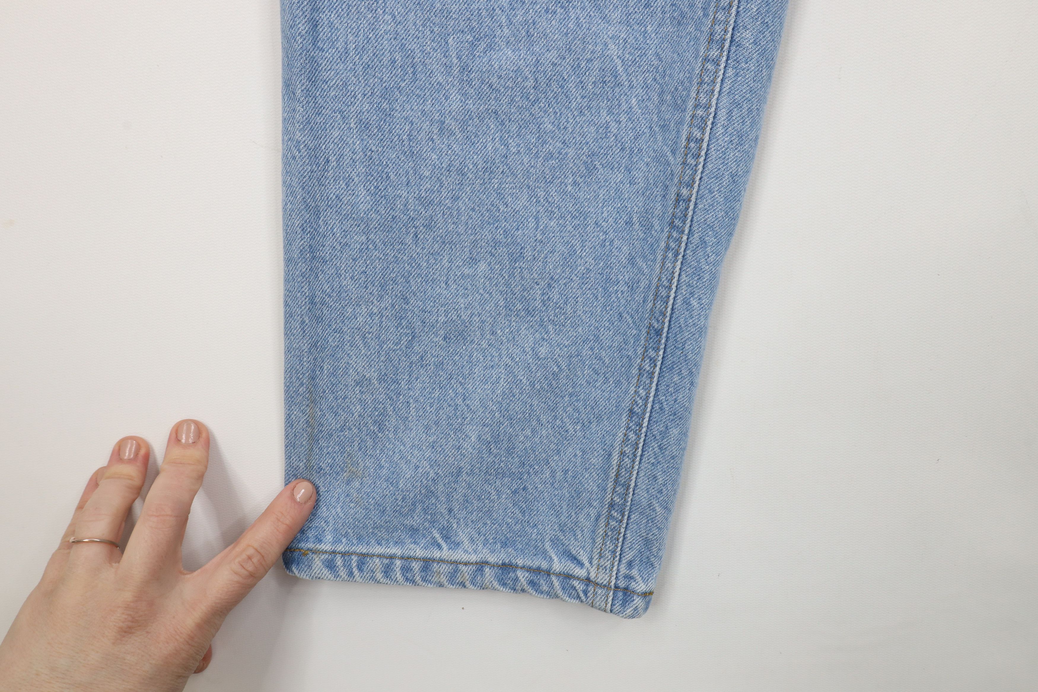 Carhartt × Vintage Vintage 90s Carhartt Spell Relaxed Fit Denim Jeans USA Blue Size US 34 / EU 50 - 5 Thumbnail