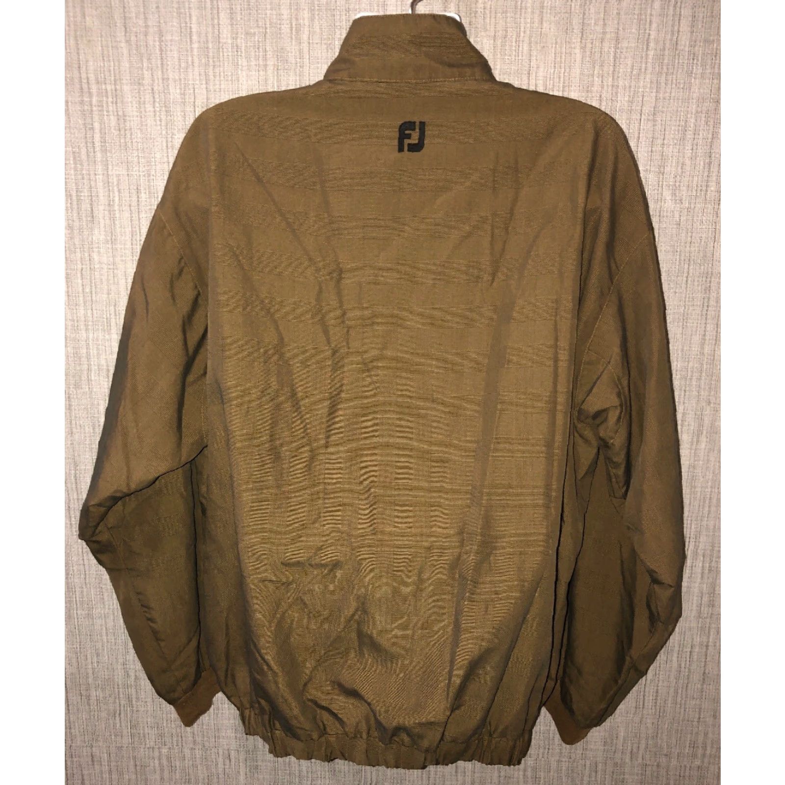Footjoy Footjoy Windbreaker Jacket Mens Green 1/2 Zip Pullover Size L Size US L / EU 52-54 / 3 - 4 Thumbnail