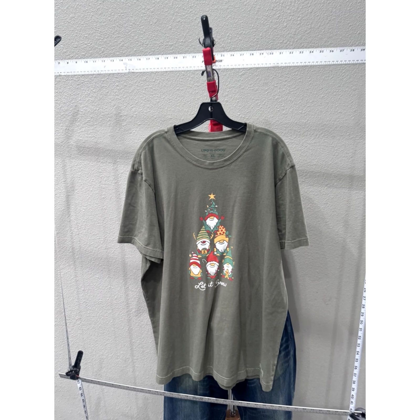 Life is Good Life is Good Gnomes Let It Snow Christmas TEE T SHIRT XL Mens Long Sleeve Multicolor SS18 Size US XL / EU 56 / 4 - 3 Thumbnail