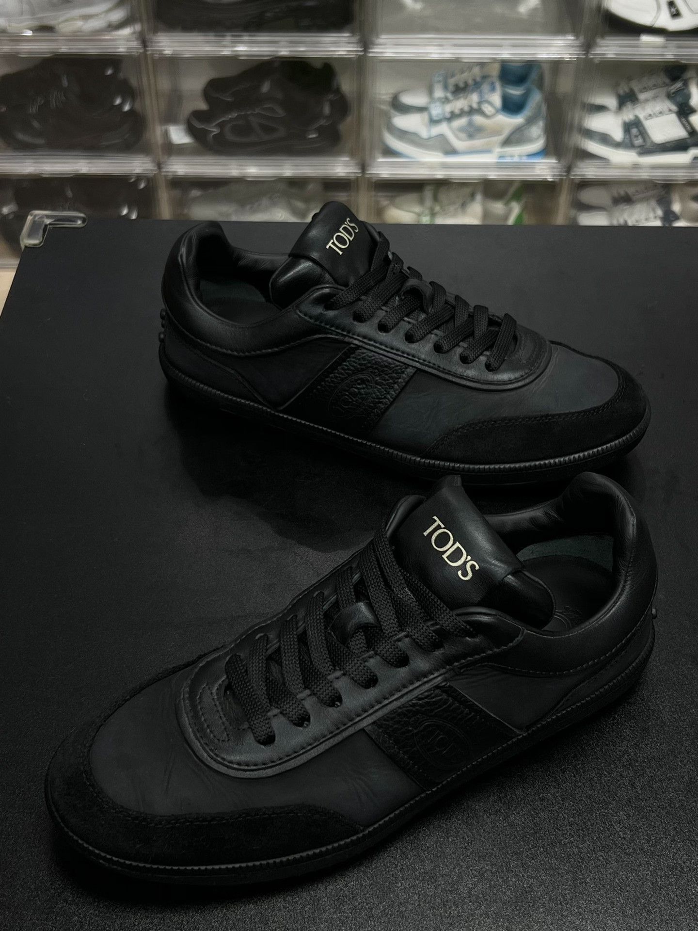 Tod's Tod's Patchwork Black Lowtop Sneakers 7 Men Size US 7 / EU 40 - 1 Thumbnail