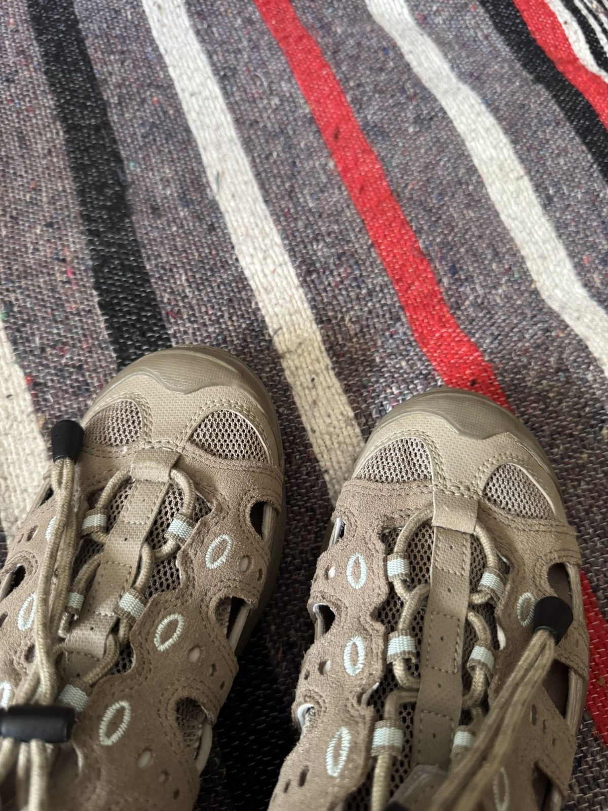 Salomon Vintage Salomon Women’s Brown Suede Leather Contagrip Shoes Size US 7 / IT 37 - 5 Thumbnail
