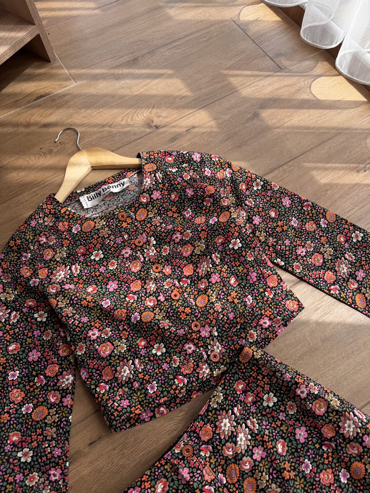 Japanese Brand × Vintage Vintage Billy Bonny Paris Floral Streetwear W' Skirt Suit Size 24" / US 00 / IT 34 - 3 Thumbnail