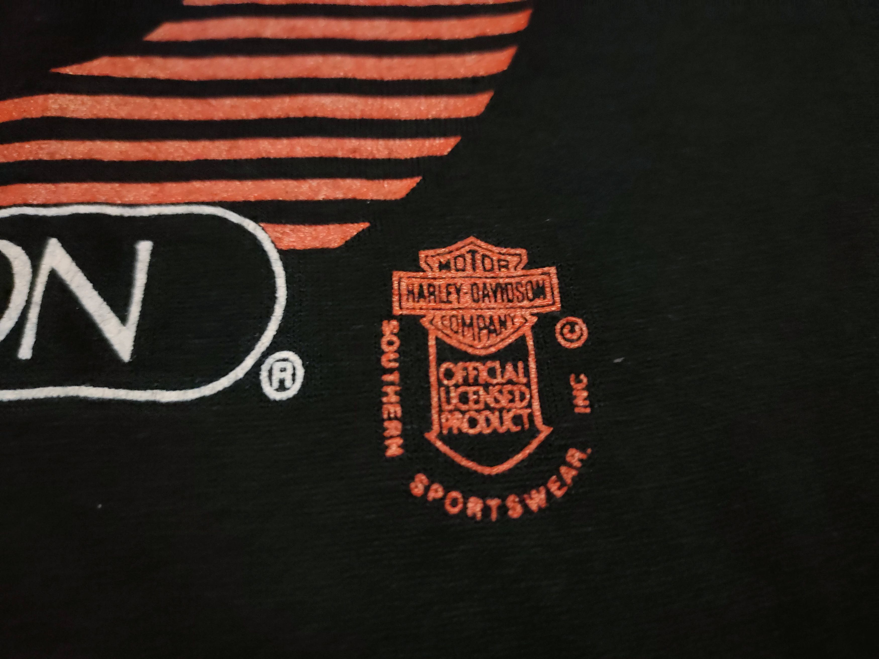 Harley Davidson × Vintage Vintage Harley Davidson Robinson Bike Week 3D Emblem T-Shirt Size US M / EU 48-50 / 2 - 8 Thumbnail