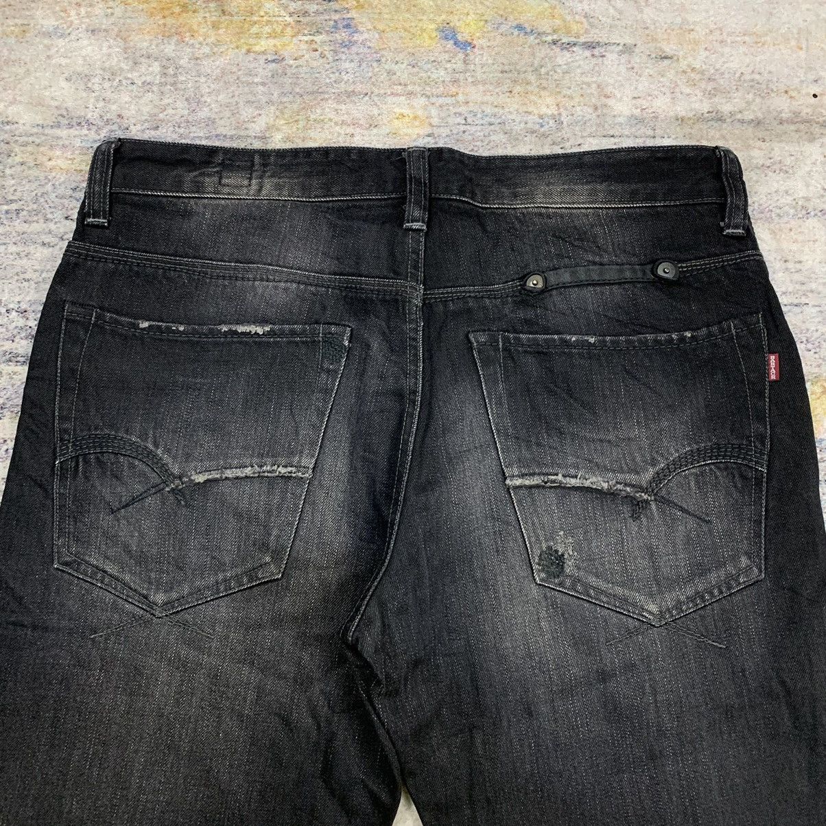 Japanese Brand Bartack wash denim pants Size US 34 / EU 50 - 4 Thumbnail
