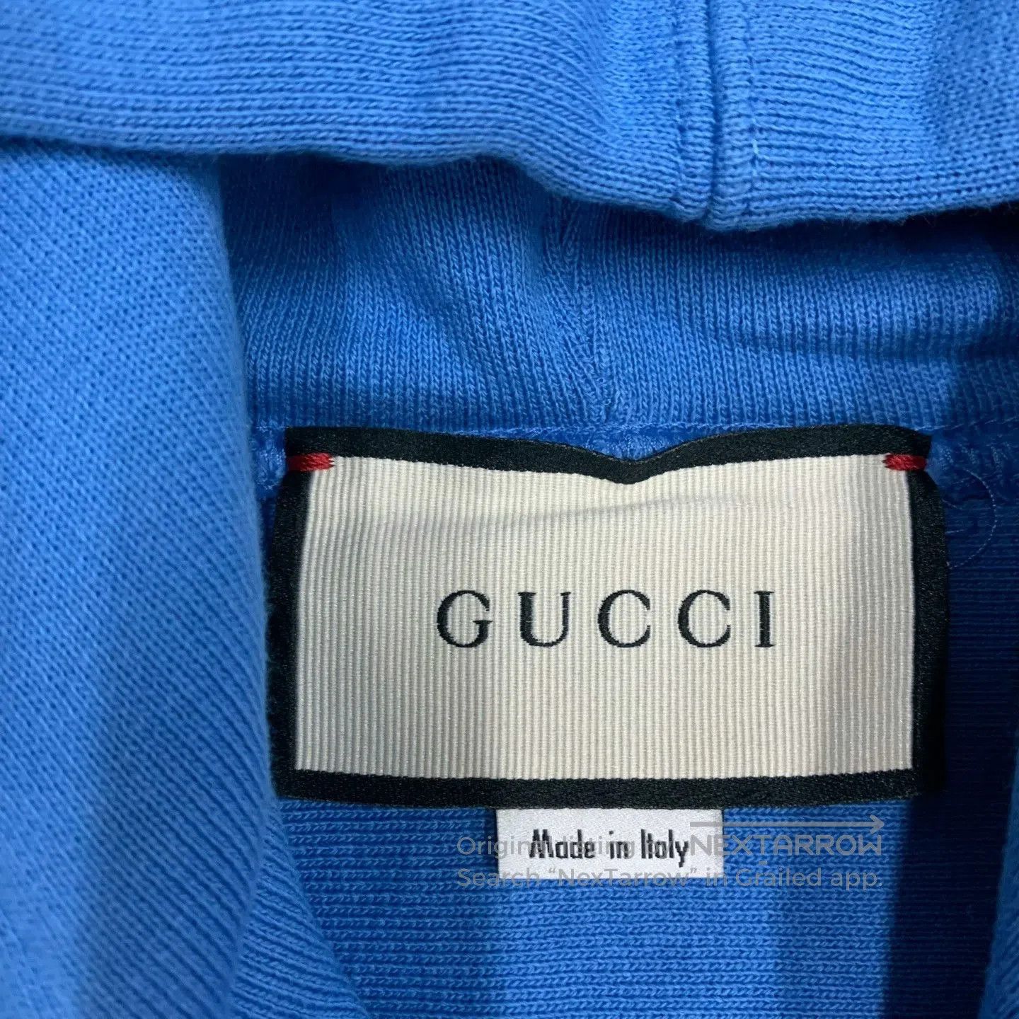 Gucci gucci blue logo hoodie with drawstrings. Size US XS / EU 42 / 0 - 5 Thumbnail