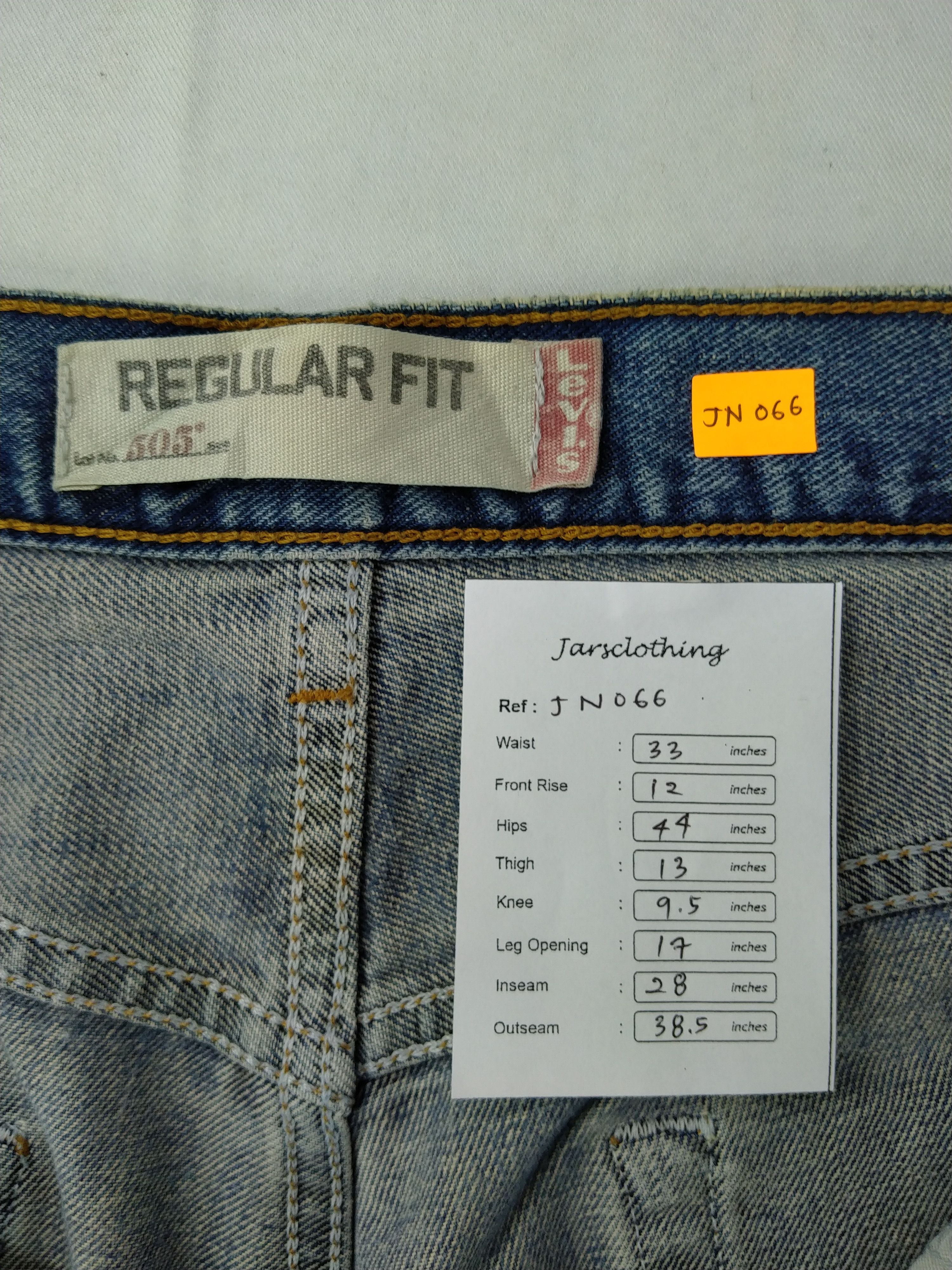 Levi's Vintage Levi's 505 Regular Fit Denim 33 x 34 -JN066 Size US 33 - 11 Thumbnail