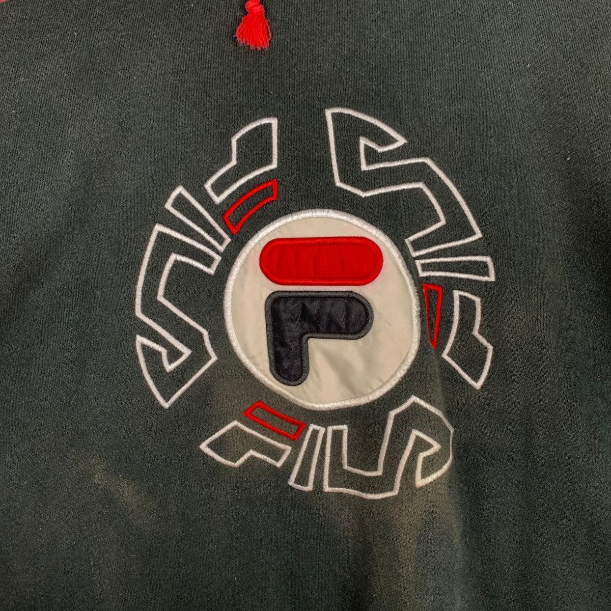 Fila 90's FILA Embroidery Big Logo Pullover Hoodies #0951-C42 Size US L / EU 52-54 / 3 - 5 Thumbnail