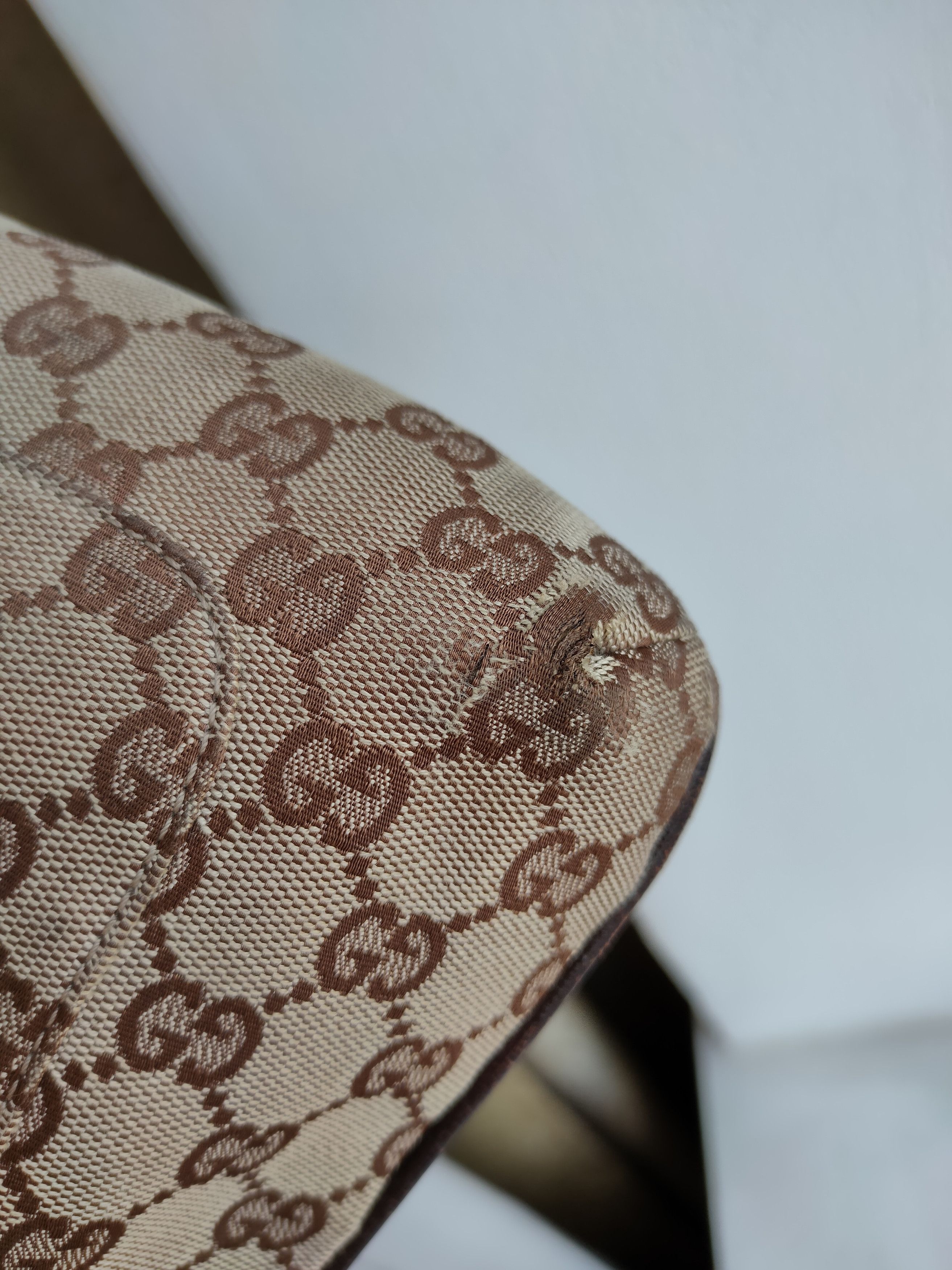 Gucci Gucci GG Pattern Canvas Leather Shoulder Bag Messenger Bag Size ONE SIZE - 19 Thumbnail