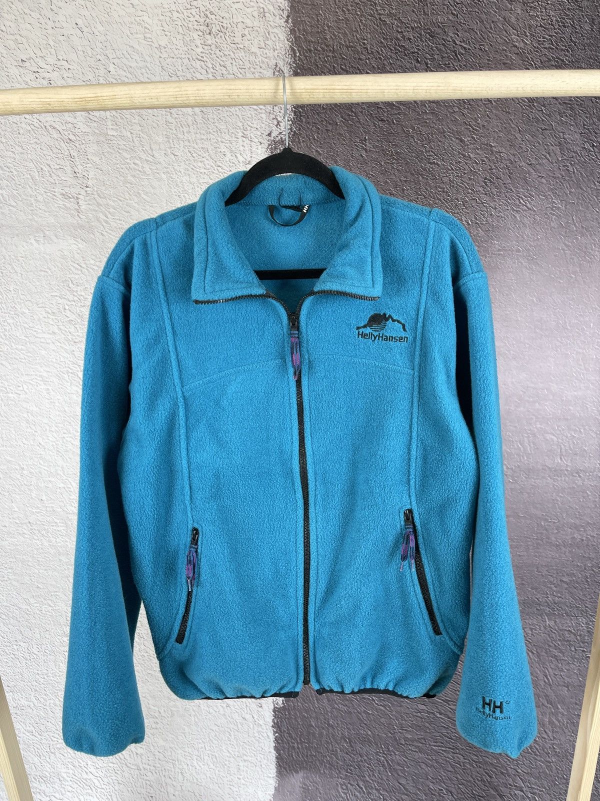 Helly Hansen Helly Hansen Unisex vintage blue full zip fleece sweater Size US M / EU 48-50 / 2 - 2 Thumbnail