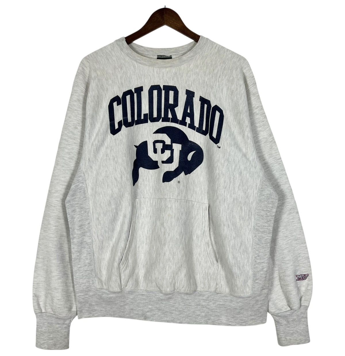 90s Vintage Colorado Buffaloes Sweatshirt Hoodie Pocket