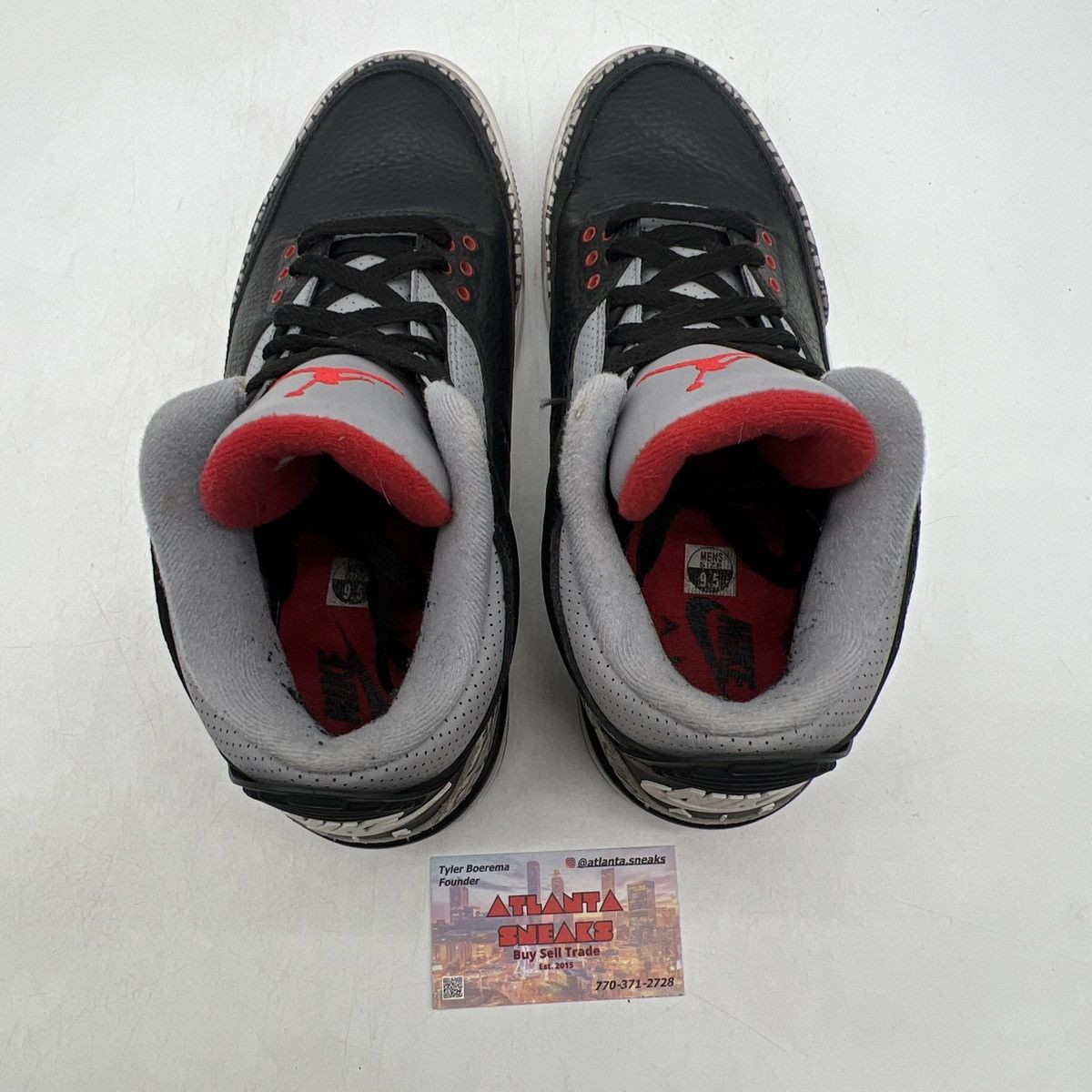 Jordan Brand Air Jordan 3 black cement Size US 9.5 / EU 42-43 - 6 Thumbnail