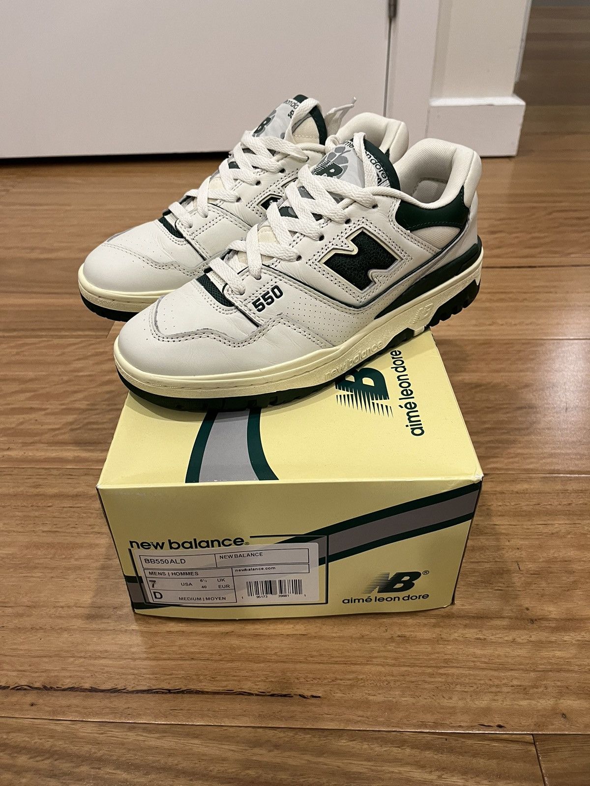 New Balance New Balance x Aime Leon Dore 550 Green BB550ALD US 7 | Grailed