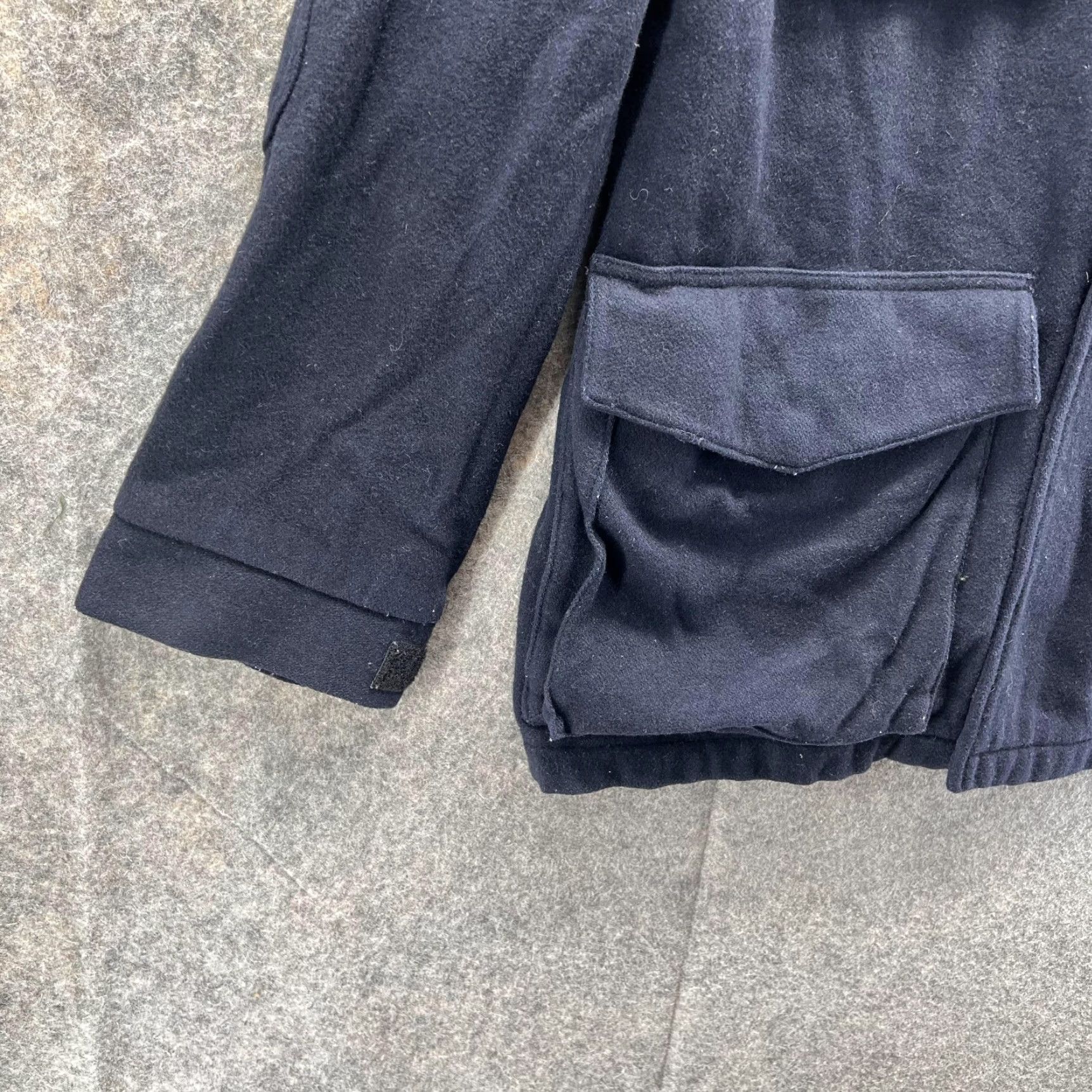 Tommy Hilfiger Tommy Hilfiger Jacket Men Large Blue Wool Coat Casual Overcoat Pockets Size US L / EU 52-54 / 3 - 5 Thumbnail