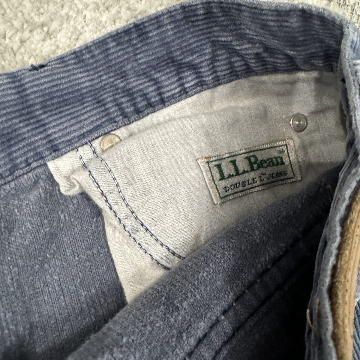 L.L. Bean × StraightFaded × Vintage Vintage 80s L.L. Bean faded corduroy pants Size US 31 - 6 Thumbnail
