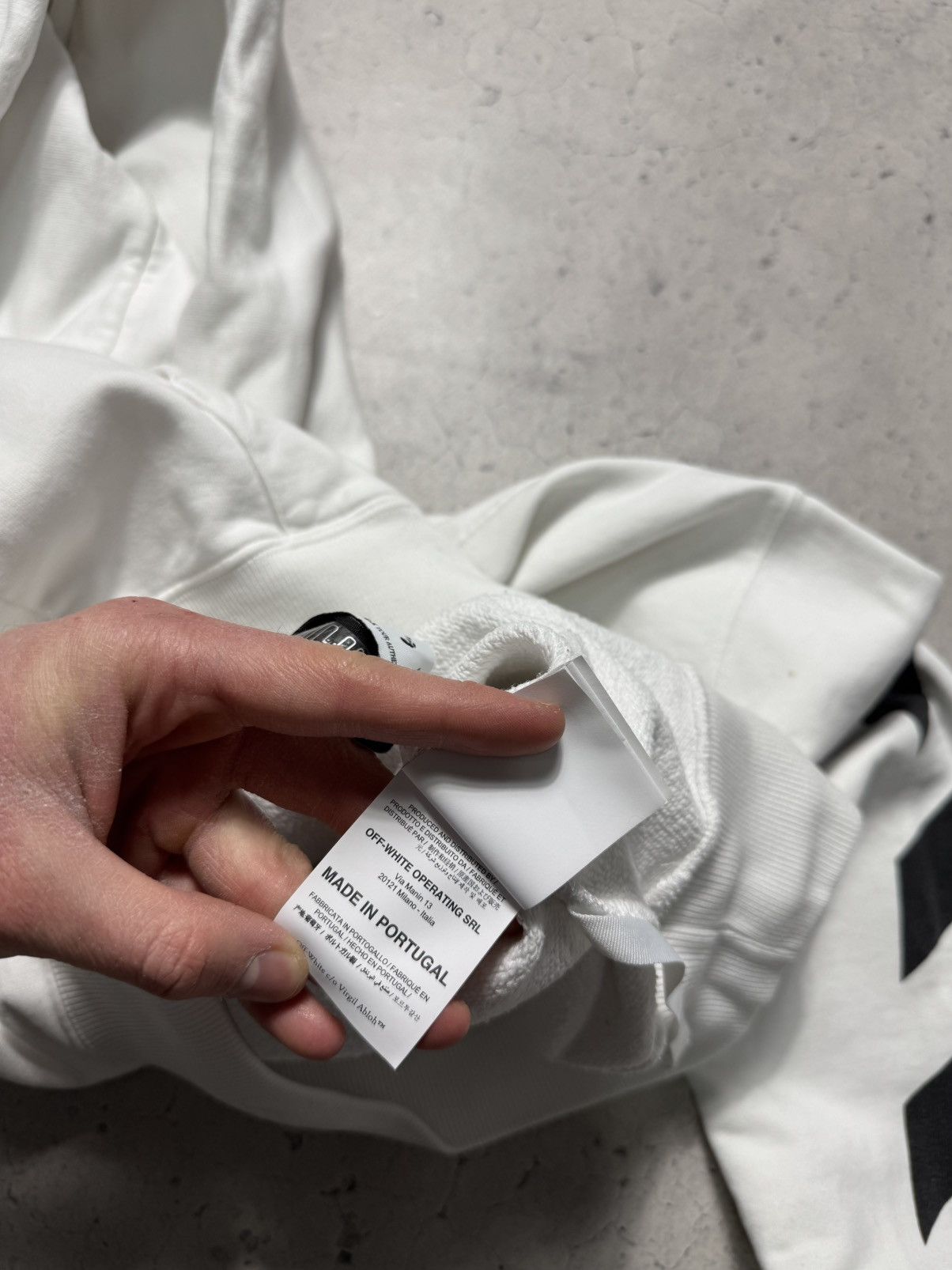 Off-White Off-White Mona Lisa Luxury Big Logo Hoodie White Size XS Size US XS / EU 42 / 0 - 13 Thumbnail