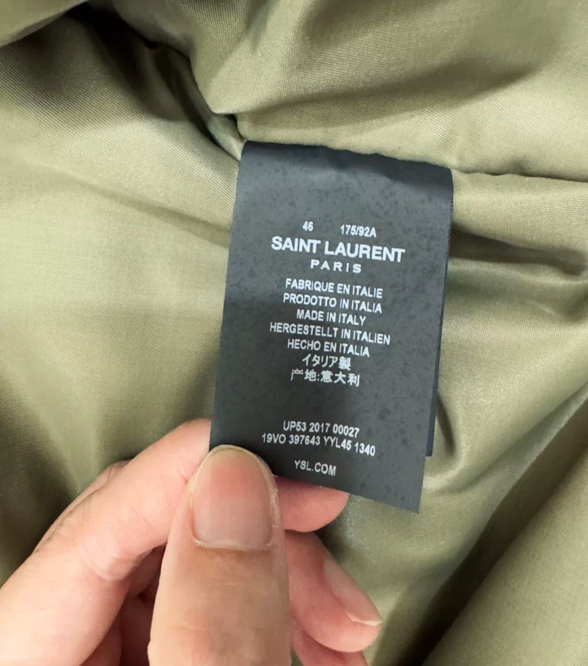 Saint Laurent Paris × Yves Saint Laurent Saint Laurent genuine MA1 flight jacket2412-Nextarrow Size US S / EU 44-46 / 1 - 7 Thumbnail