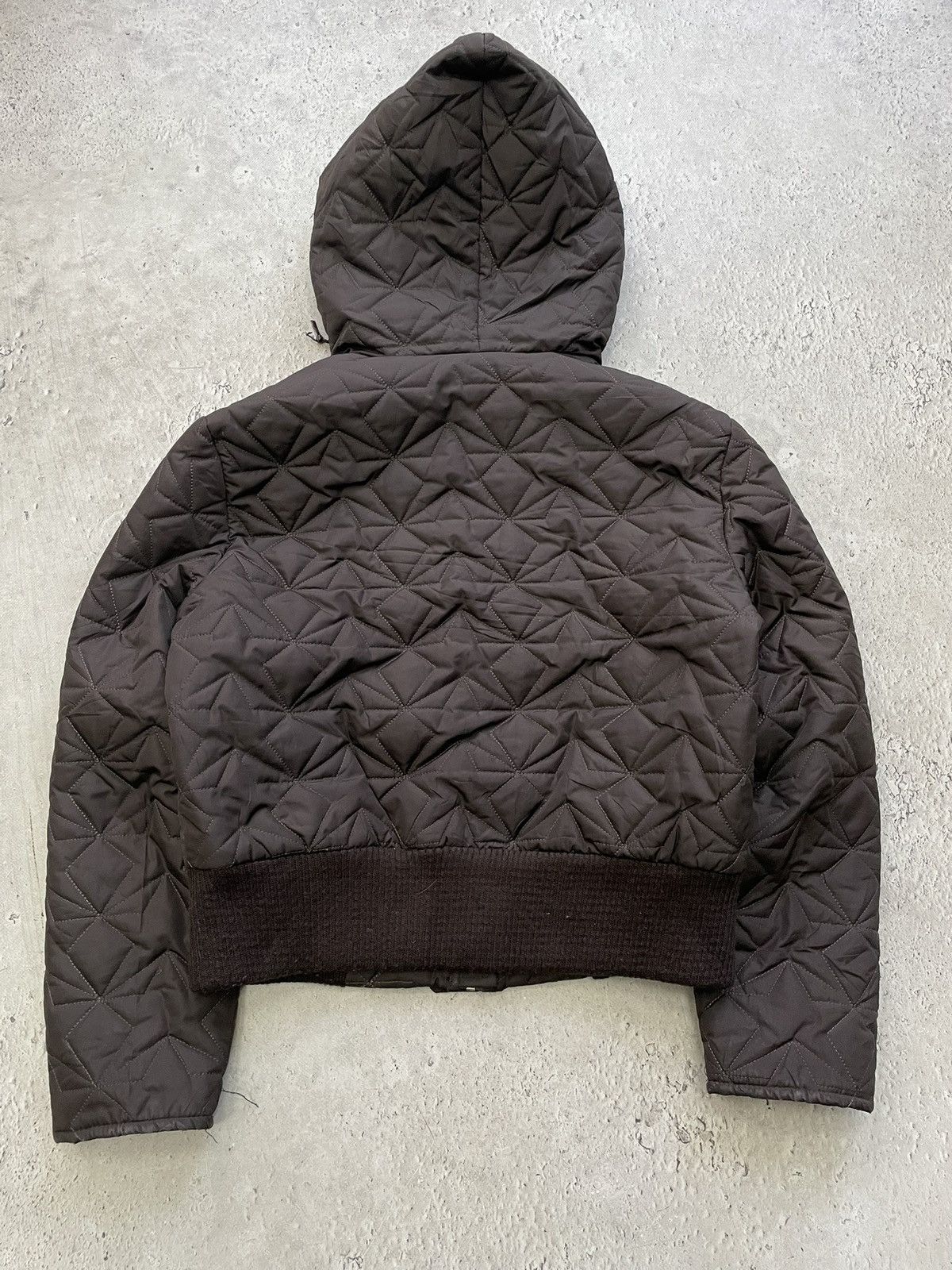 PPFM Rare hysteric glamour style fur hood cropped bomber jacket Size US M / EU 48-50 / 2 - 8 Thumbnail