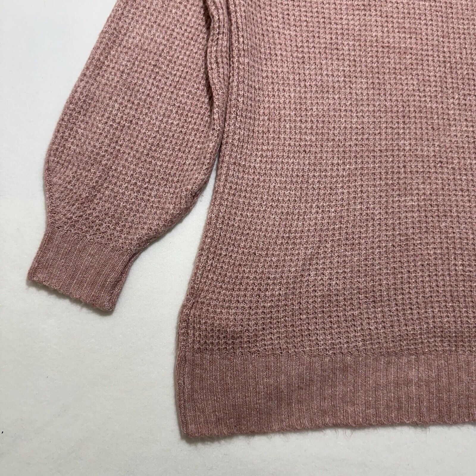 American Eagle Outfitters American Eagle WXS Oversized V-Neck Sweater Pink Cozy Soft Size XS / US 0-2 / IT 36-38 - 13 Thumbnail