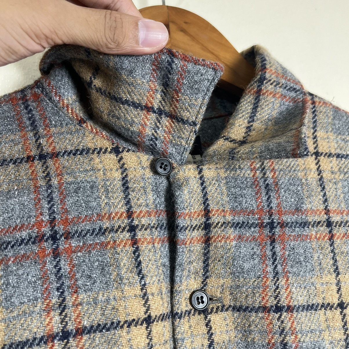 Y's for Men Y's For Men by Yohji Yamamoto Lane Wool Long Sleeve Shirt Size US S / EU 44-46 / 1 - 6 Thumbnail