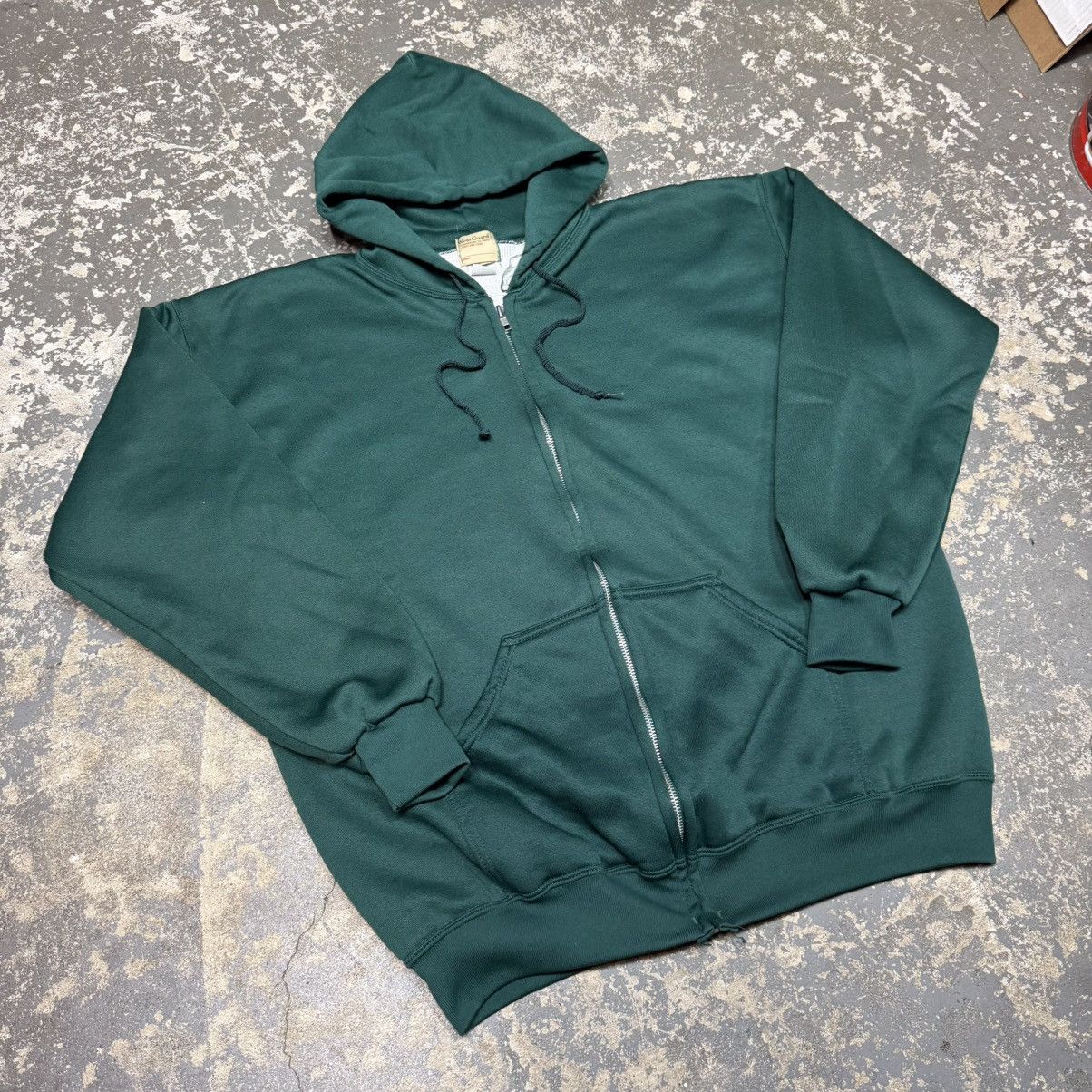 Vintage Vintage Wear Guard Green Waffle Insulated Thermal Zip Hoodie Size US XL / EU 56 / 4 - 8 Thumbnail