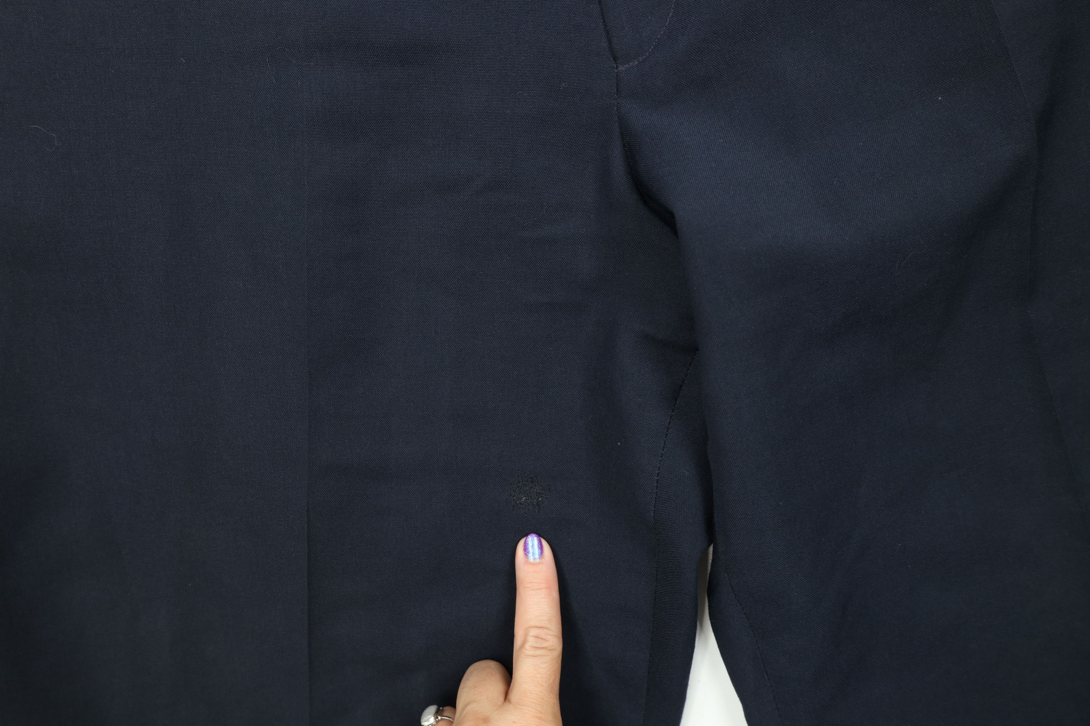 Vintage Vintage 70s Streetwear Wide Leg Knit Chino Pants Blue USA Size US 44 / EU 60 - 6 Thumbnail