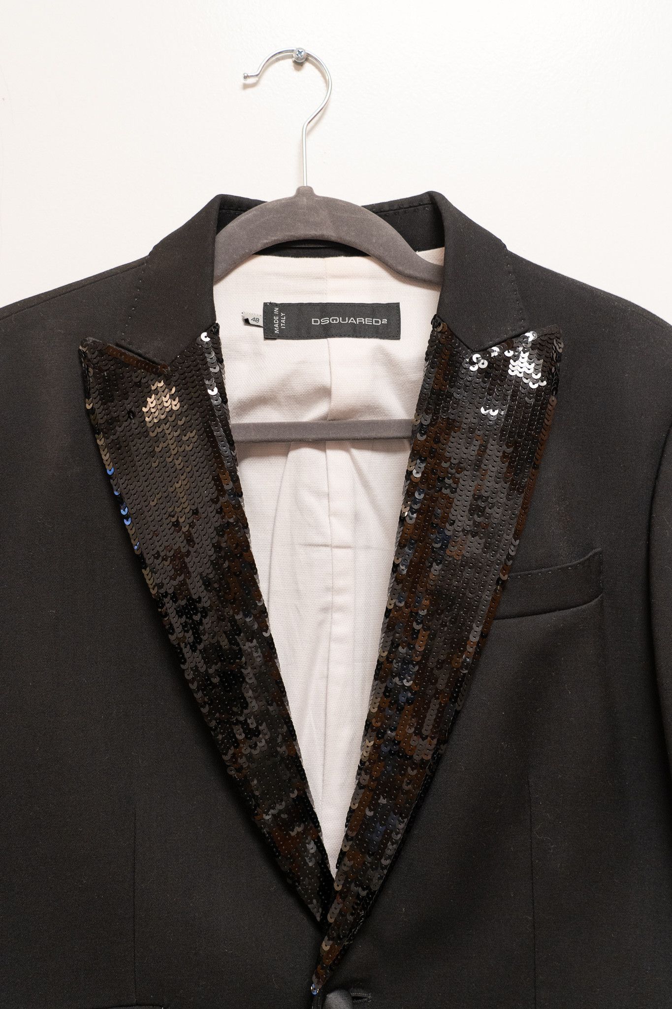 Dsquared2 DSquared2 Men's Tuxedo Sequin Details Jacket (48) Pants (46) Size 48R - 2 Thumbnail