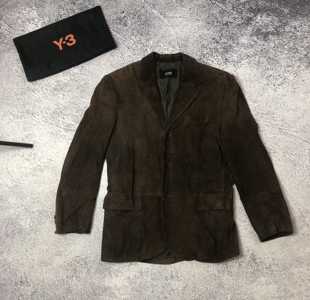 Hugo Boss Vintage blazers Hugo Boss men’s L/Xl rare usa y2k drill Size 44S - 1 Thumbnail