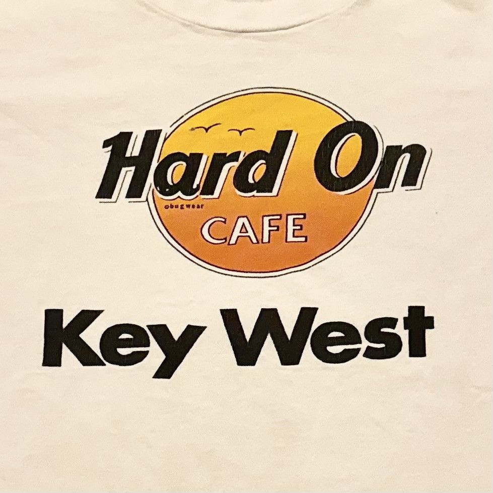 Hard Rock Cafe HARD ON CAFÉ PARODY TEE! Size US XL / EU 56 / 4 - 1 Thumbnail