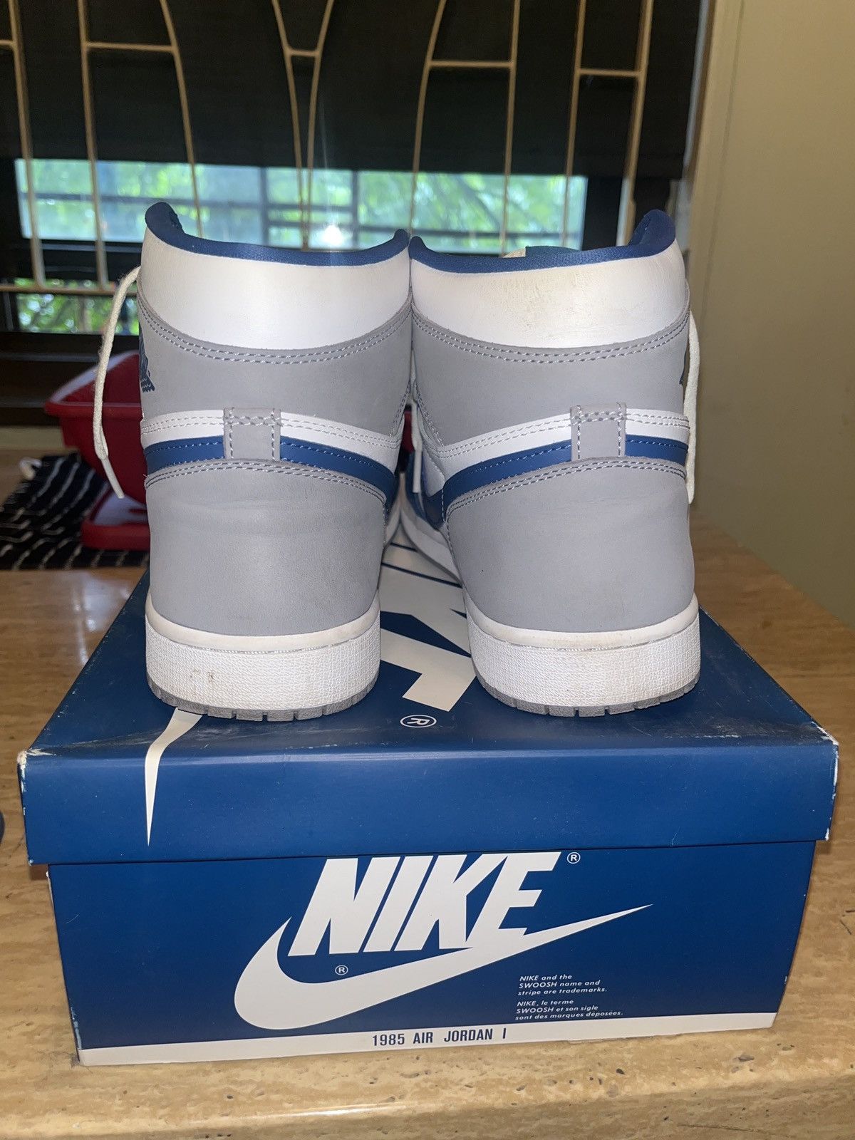 Jordan Brand × Nike Air Jordan 1 Retro High OG “ True blue “ Size US 12 / EU 45 - 4 Thumbnail