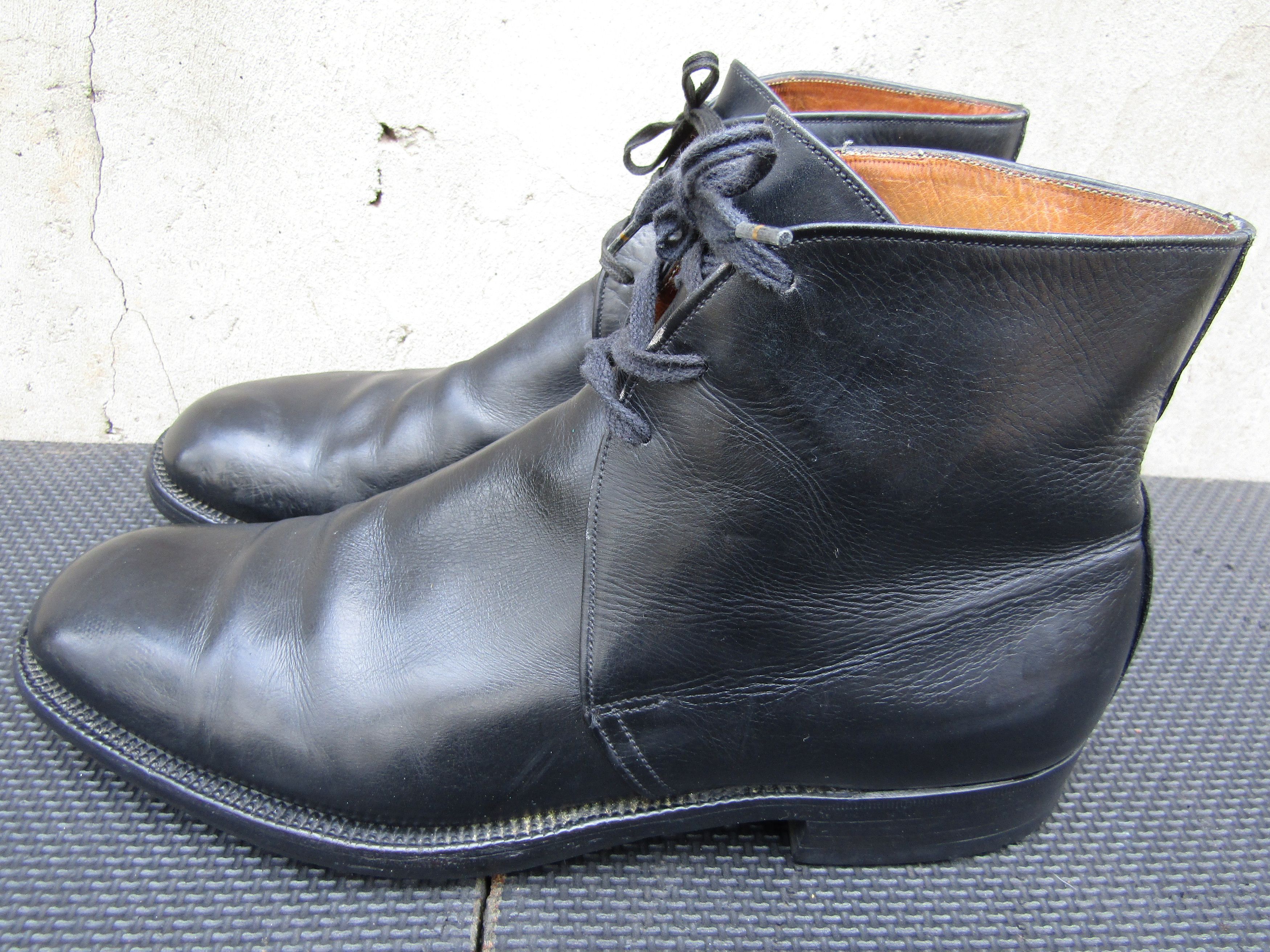 Crockett & Jones Vintage CROCKETT & JONES 1971 Mens Black Chukka Size US 8.5 / EU 41-42 - 8 Thumbnail