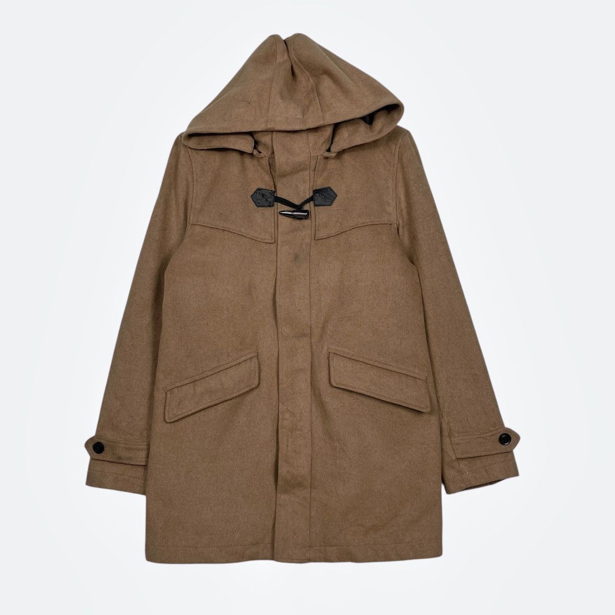semanticdesign Semantic Design Hooded Duffle Coat Size L / US 10 / IT 46 - 1 Thumbnail