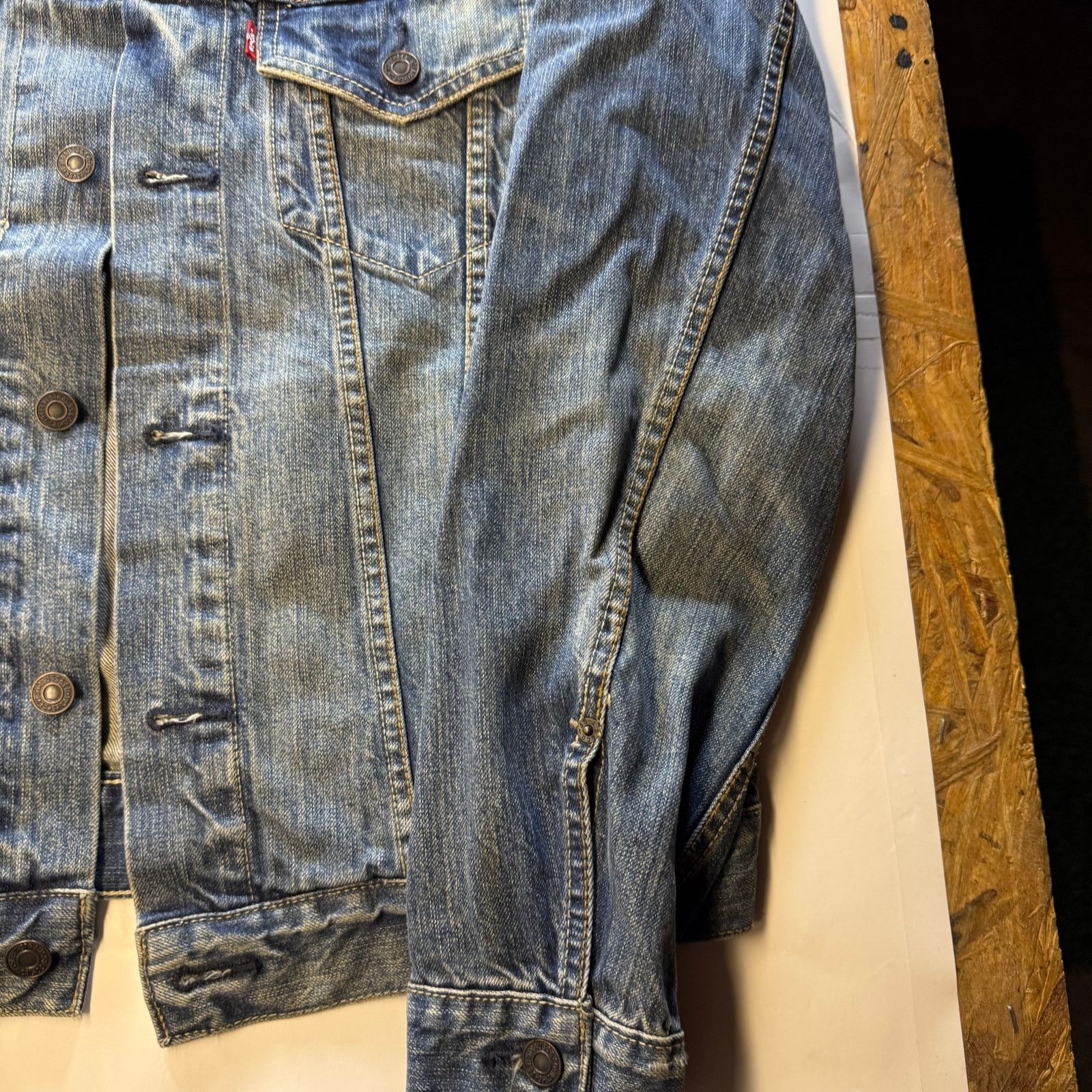 Levi's Levi's 70589 Trucker Denim Blue Jean Jacket Mens Size M Size US M / EU 48-50 / 2 - 5 Thumbnail