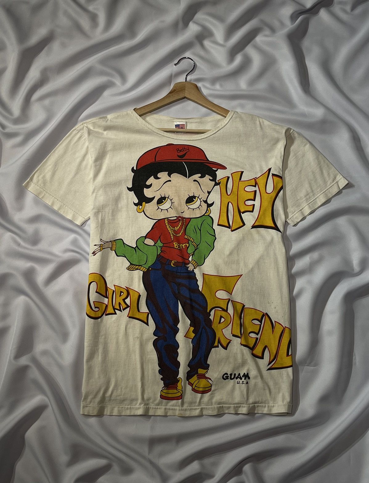 Vintage VINTAGE BETTY BOOP US TEE Size US XL / EU 56 / 4 - 1 Thumbnail
