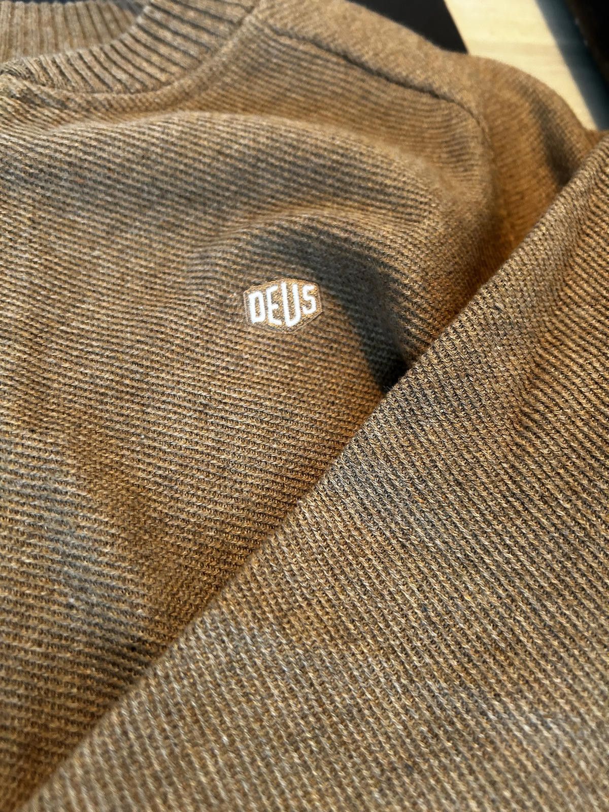 Deus Ex Machina Deus Ex Machina Zip Knit Sweater Camel Brown Men’s M NWT Size US M / EU 48-50 / 2 - 2 Thumbnail