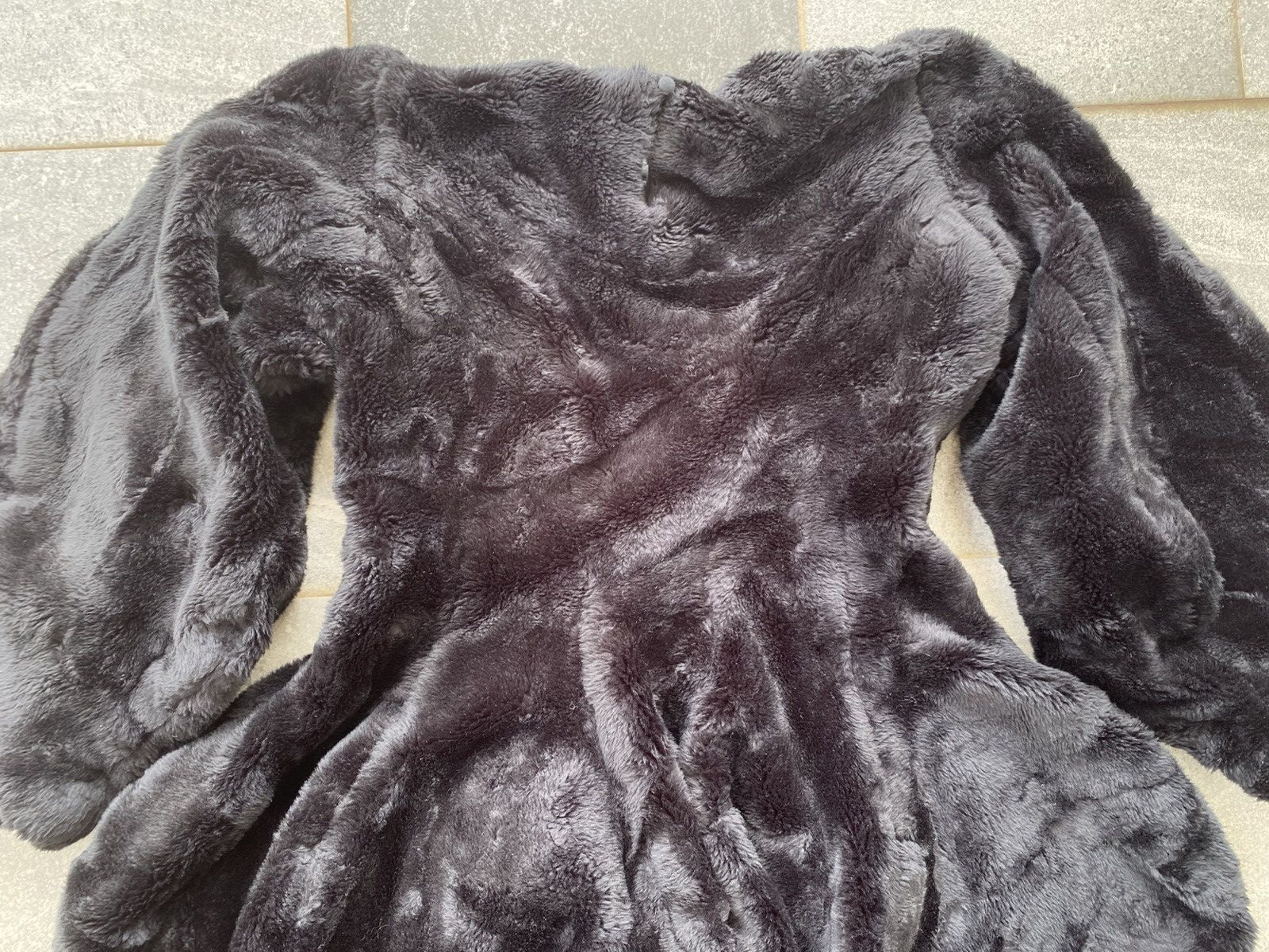Tsumori Chisato Rare 🔥 Tsumori Chisato Issey Miyake Faux Fur Mini Dress Size S / US 4 / IT 40 - 8 Thumbnail