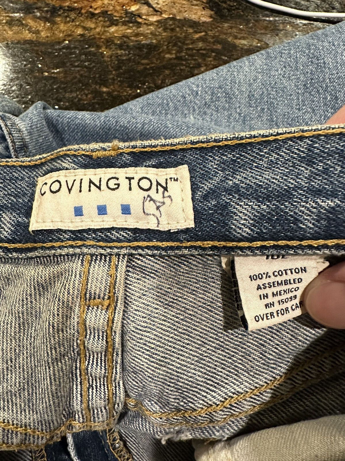 Covington × Vintage Vintage Covington Blue Straight leg Denim Jeans Size US 31 - 9 Thumbnail