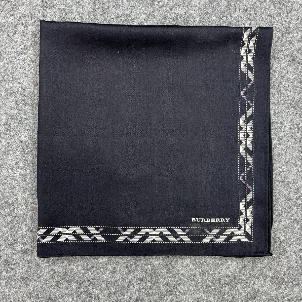 Burberry × Vintage Handkerchief # E033 # Bandana # Neckerchief Size ONE SIZE - 5 Thumbnail