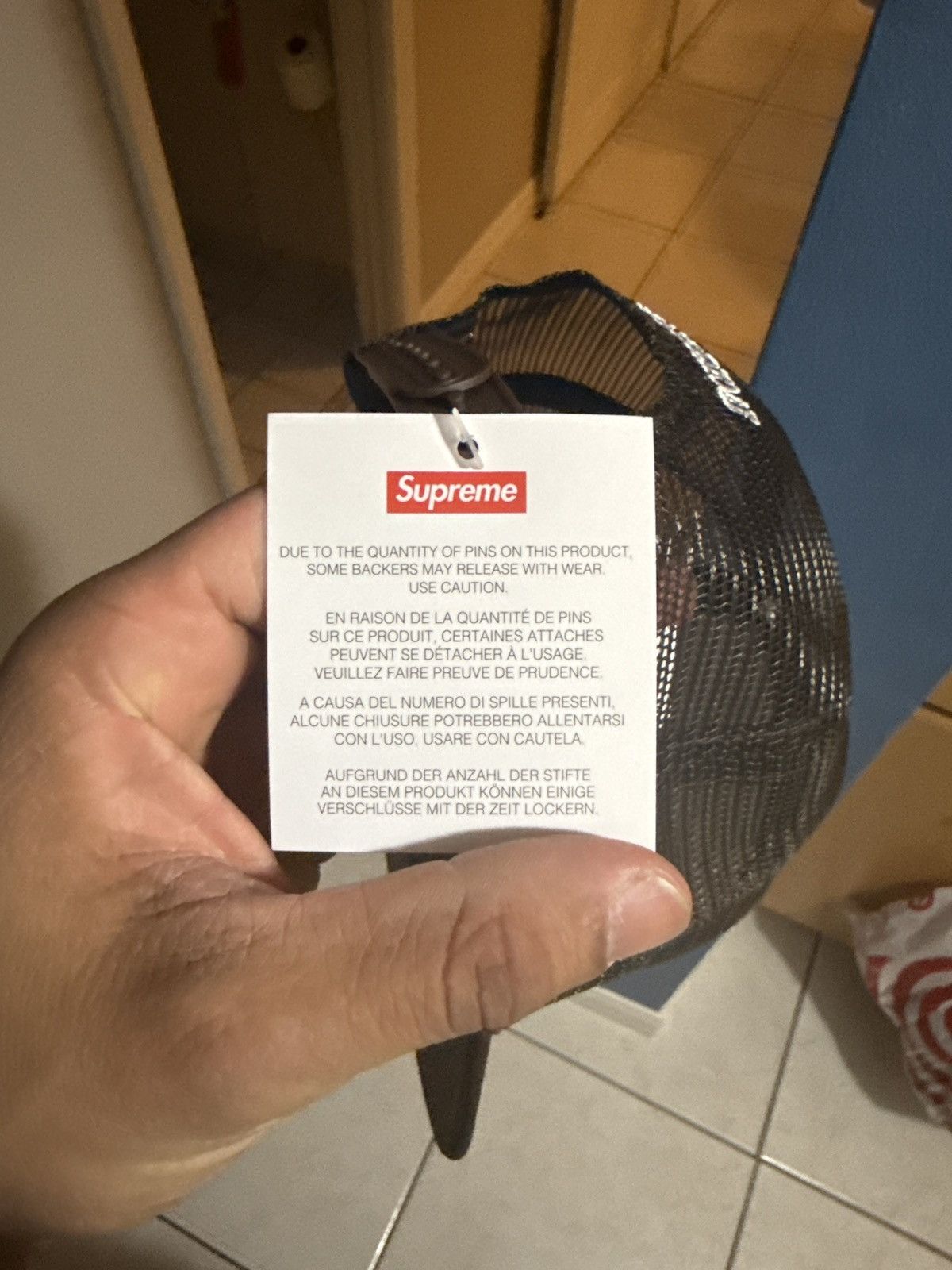 Supreme Supreme Pins Back 5-Panel Brown IN HAND SHIPS ASAP Size ONE SIZE - 5 Thumbnail