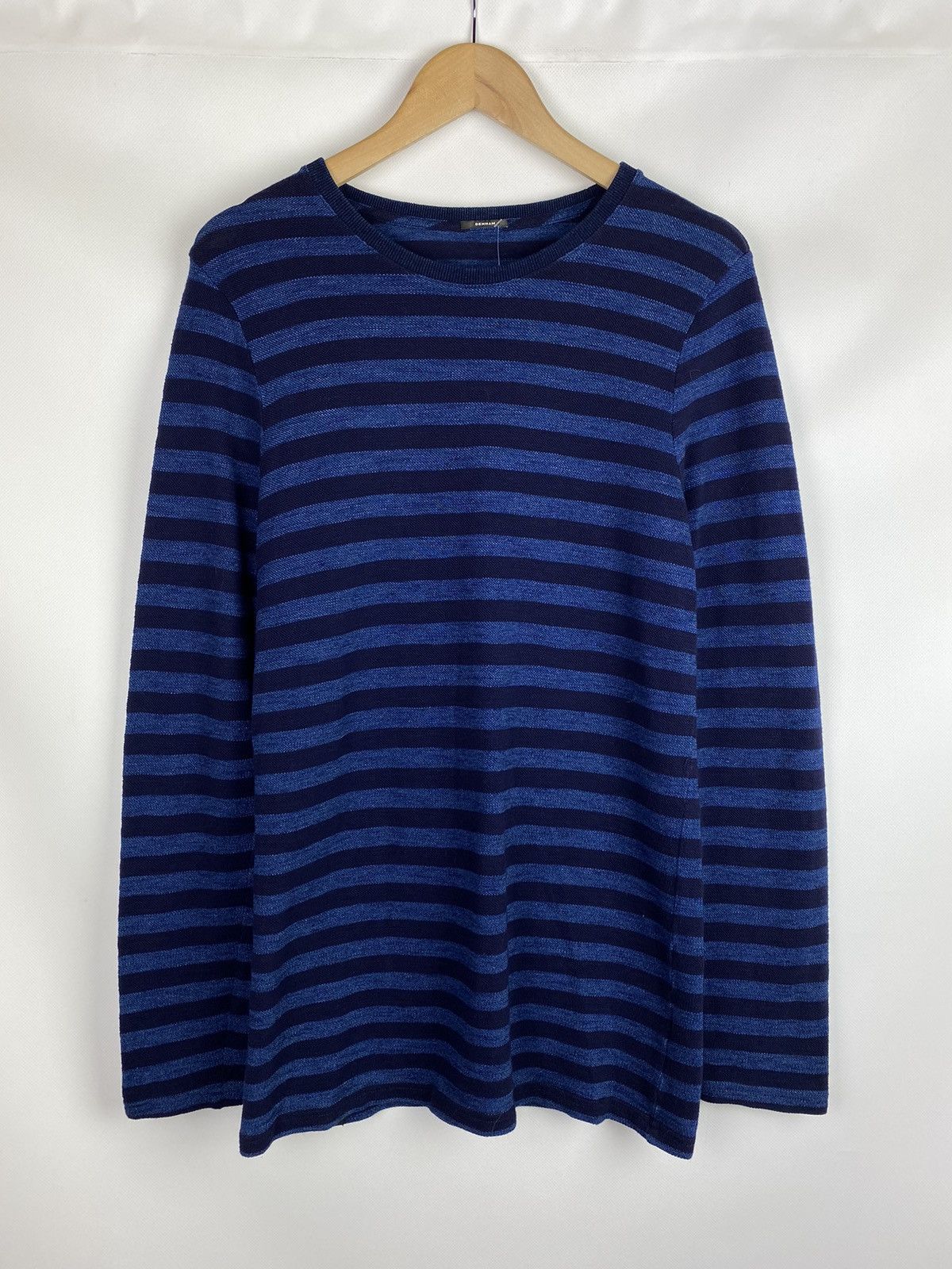 DENHAM × Japanese Brand Denham men’s striped sweatshirt pullover size S Size US S / EU 44-46 / 1 - 1 Thumbnail