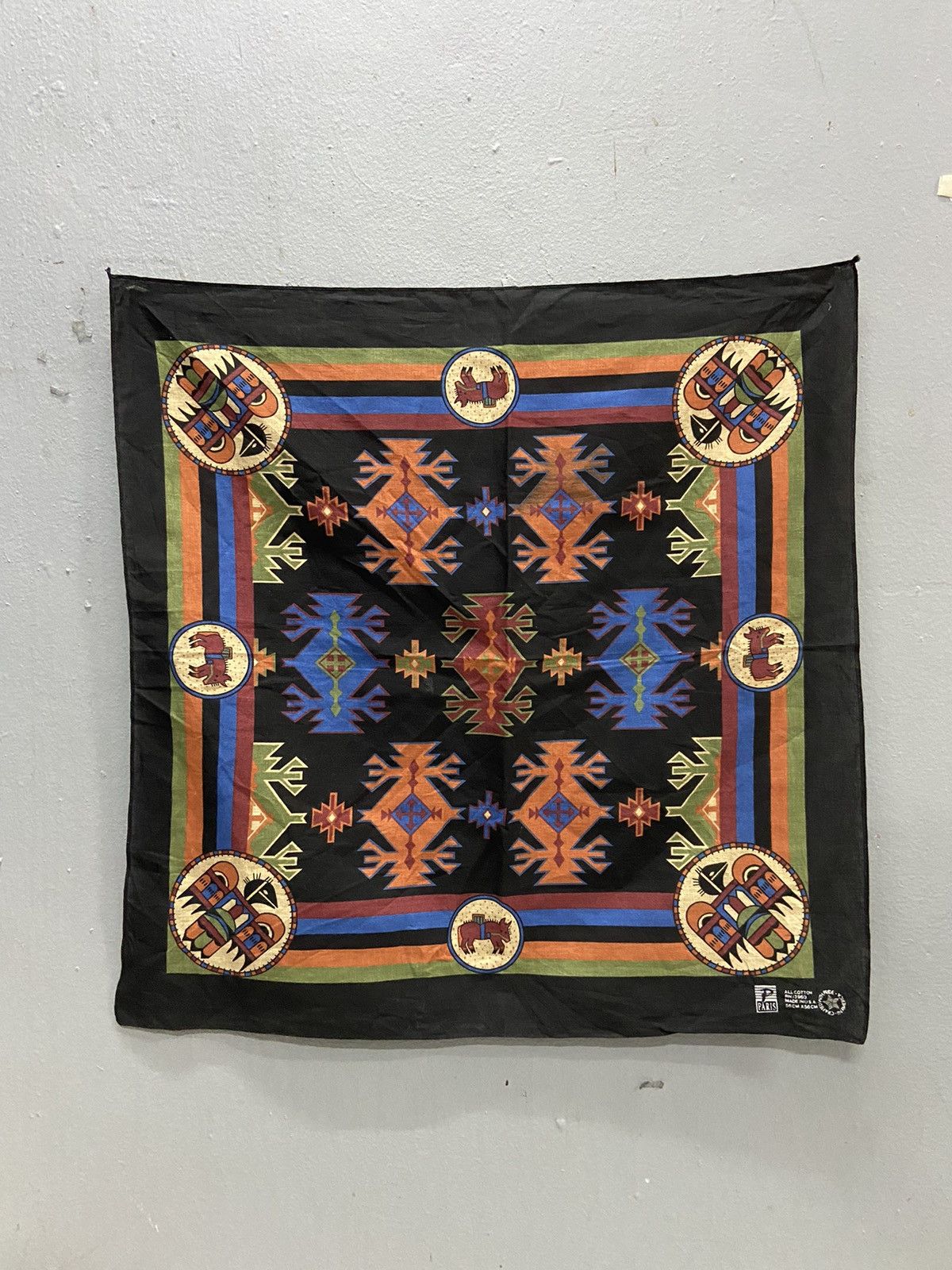 Other VINTAGE PARIS NATIVE AMERICAN BANDANA Size ONE SIZE - 1 Thumbnail